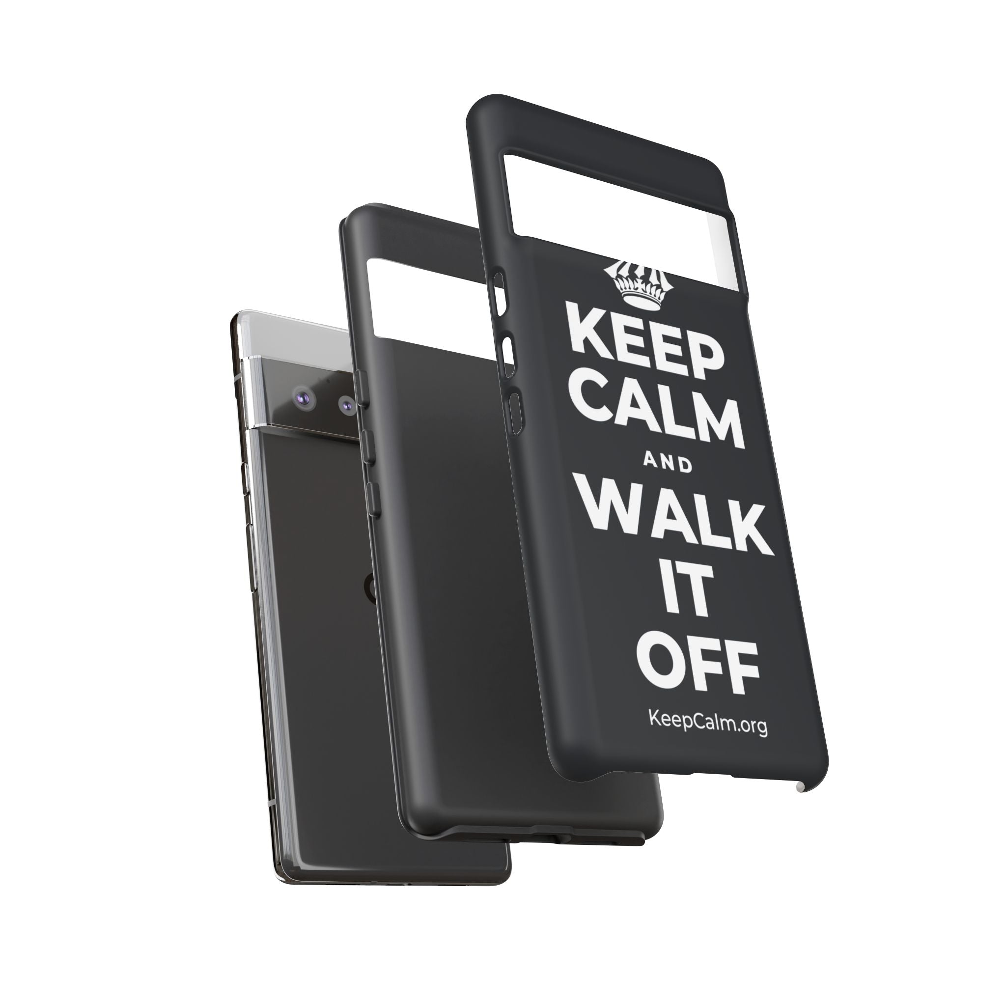 KEEP CALM AND WALK IT OFF Phone Case (Dark)