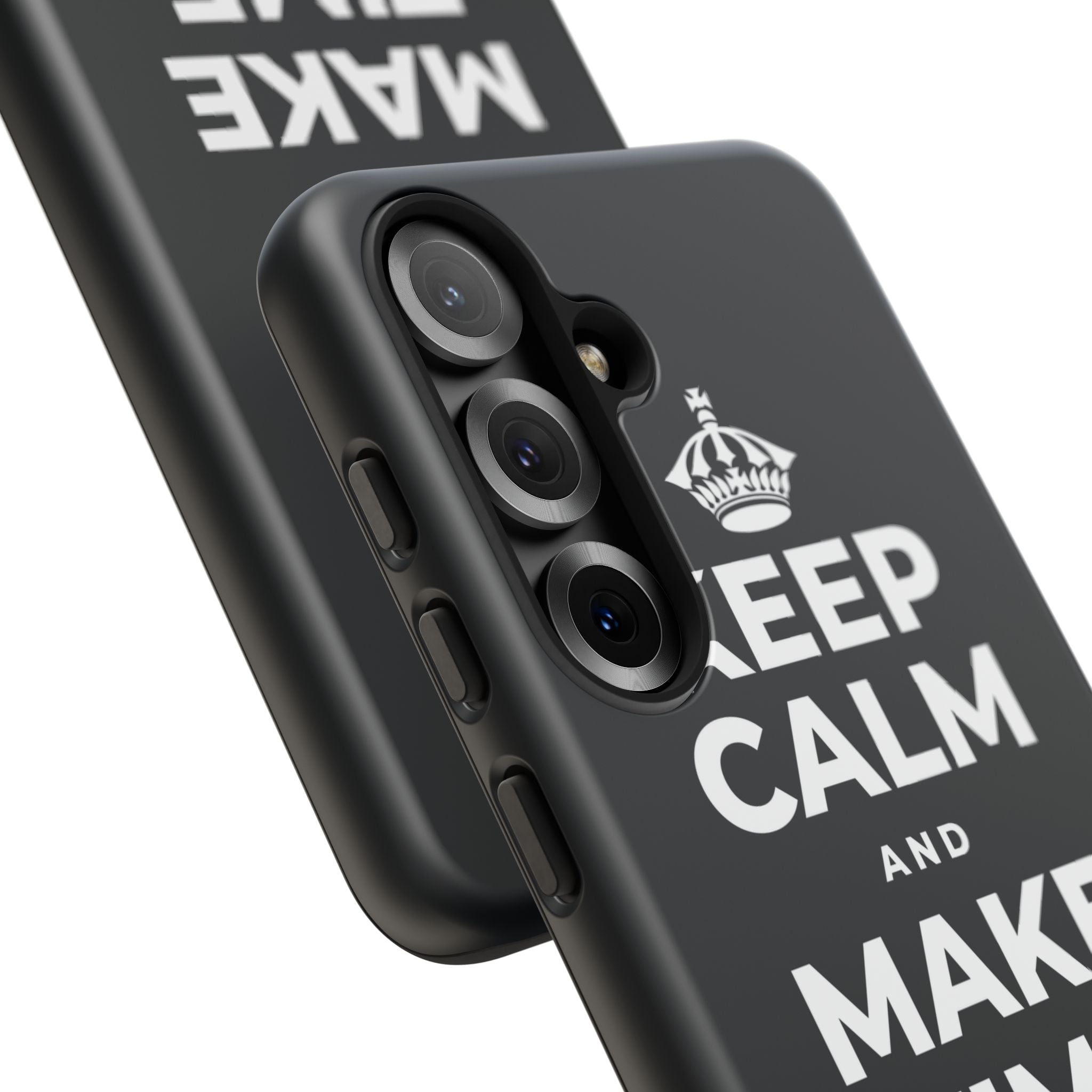 KEEP CALM AND MAKE TIME TO PLAY Phone Case (Dark)