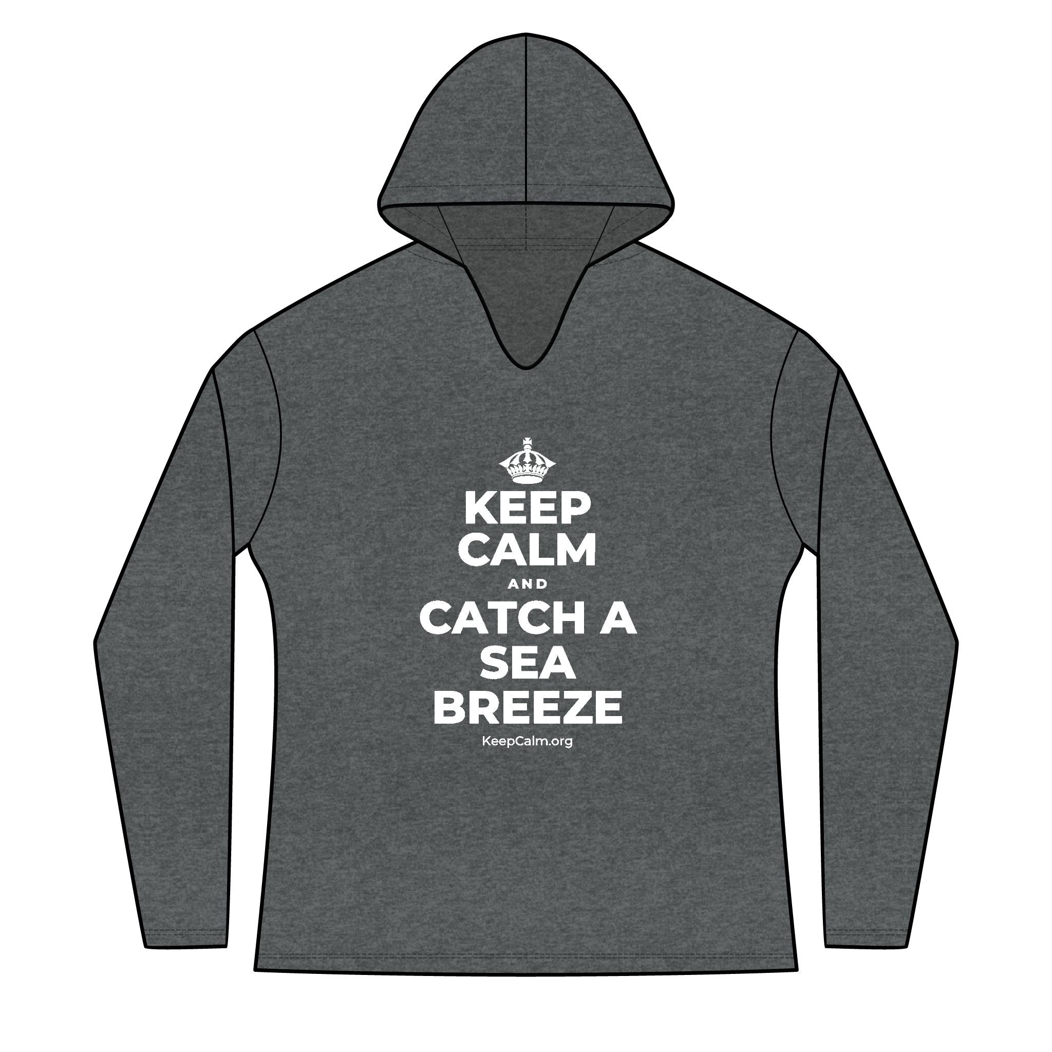 KEEP CALM AND CATCH A SEA BREEZE Women's Long Sleeve Hoodie