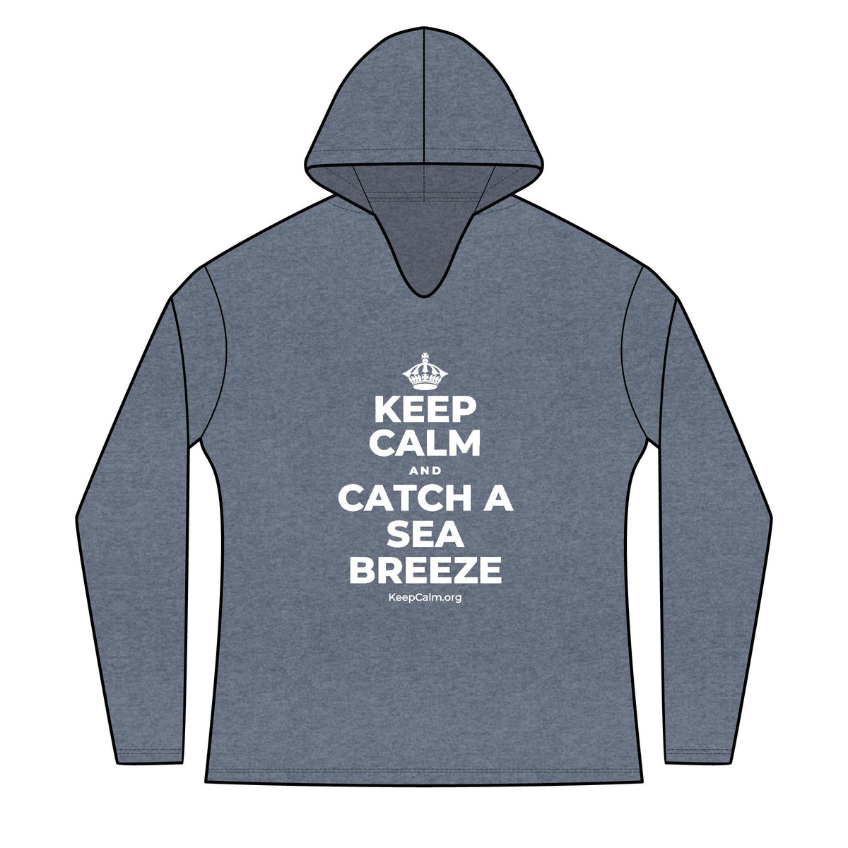 KEEP CALM AND CATCH A SEA BREEZE Women's Long Sleeve Hoodie
