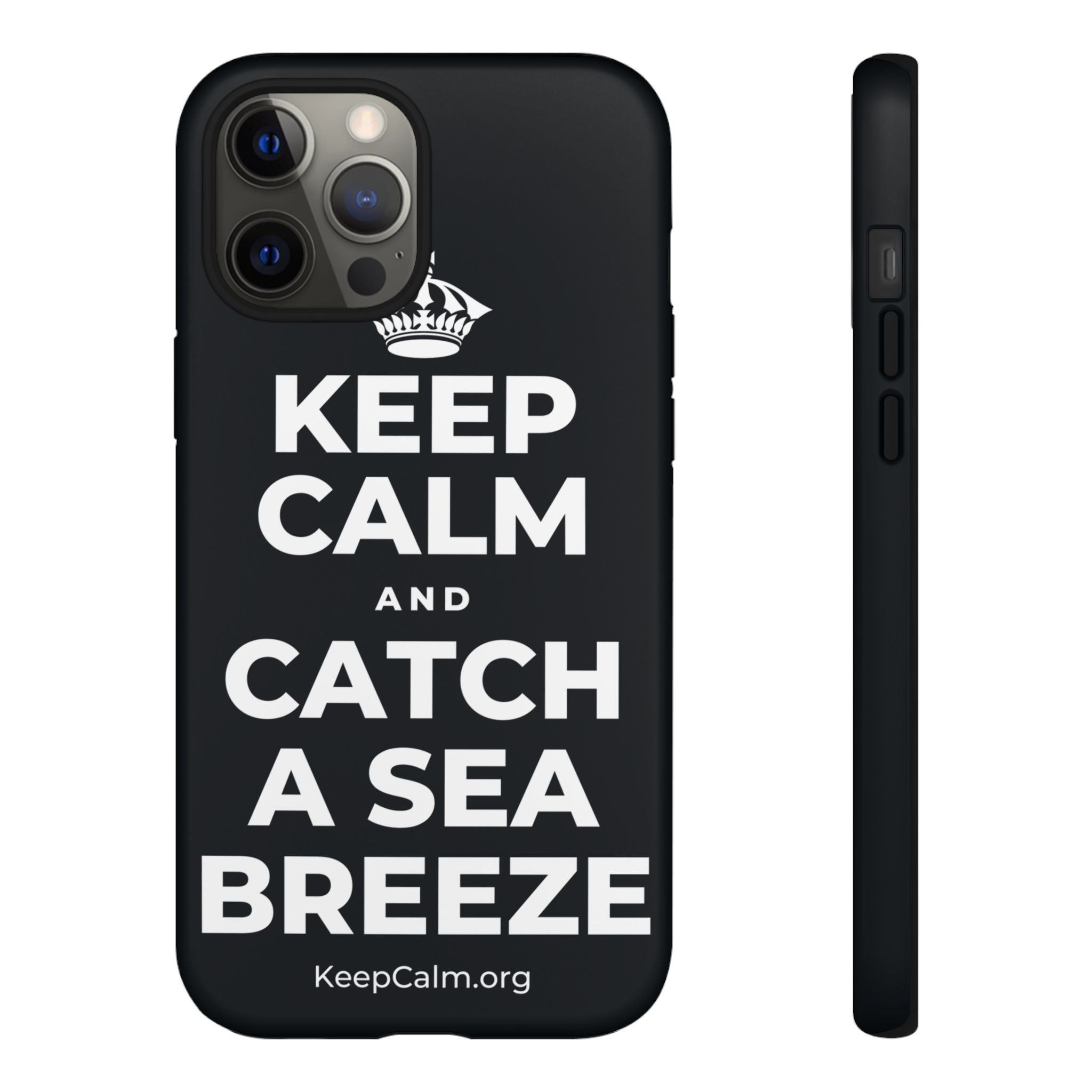 KEEP CALM AND CATCH A SEA BREEZE Phone Case (Dark)