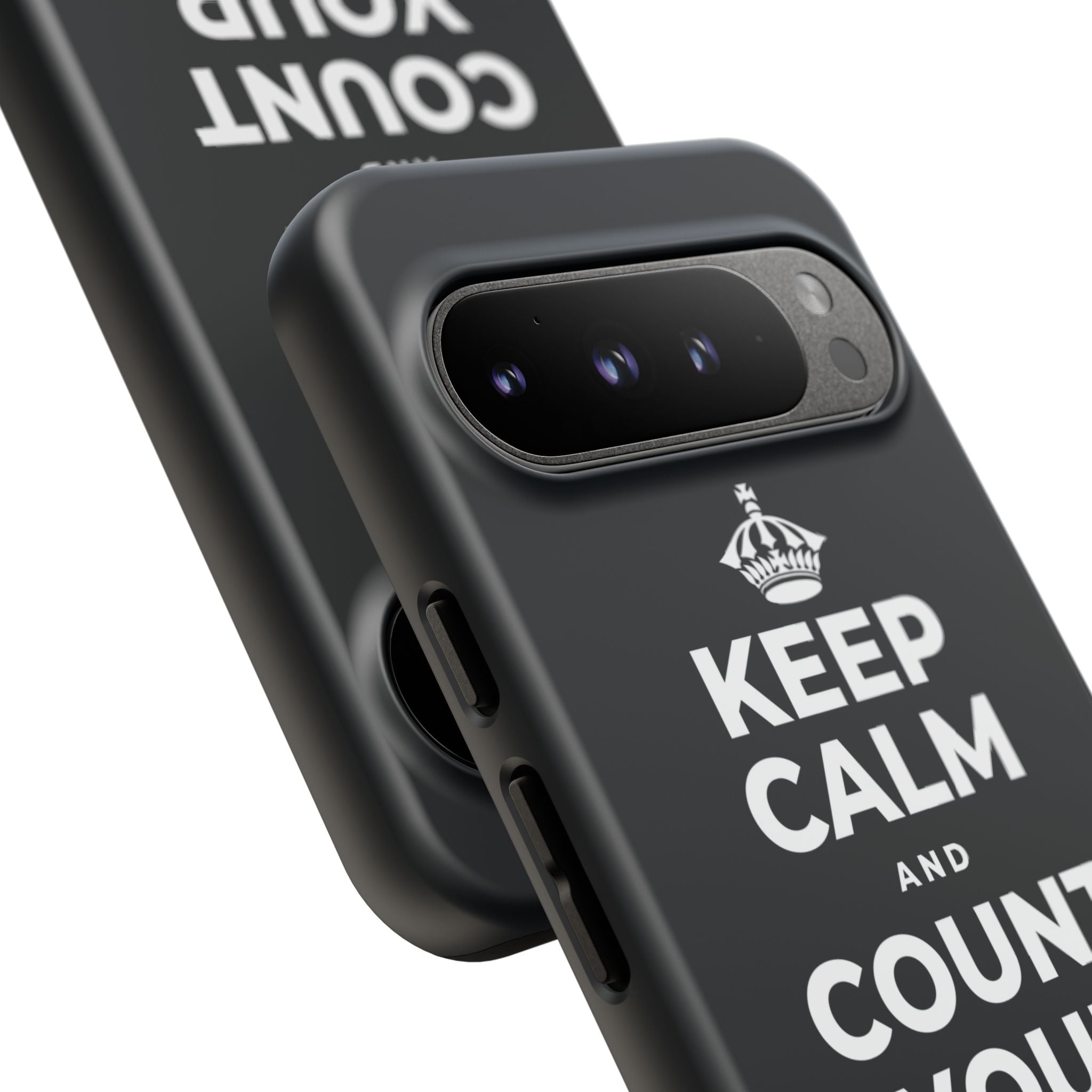 KEEP CALM AND COUNT YOUR SLOW BREATHS Phone Case (Dark)