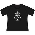 KEEP CALM AND SOAK IT IN Women's Raglan Tee