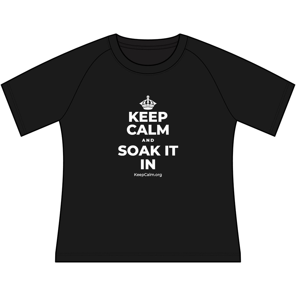 KEEP CALM AND SOAK IT IN Women's Raglan Tee