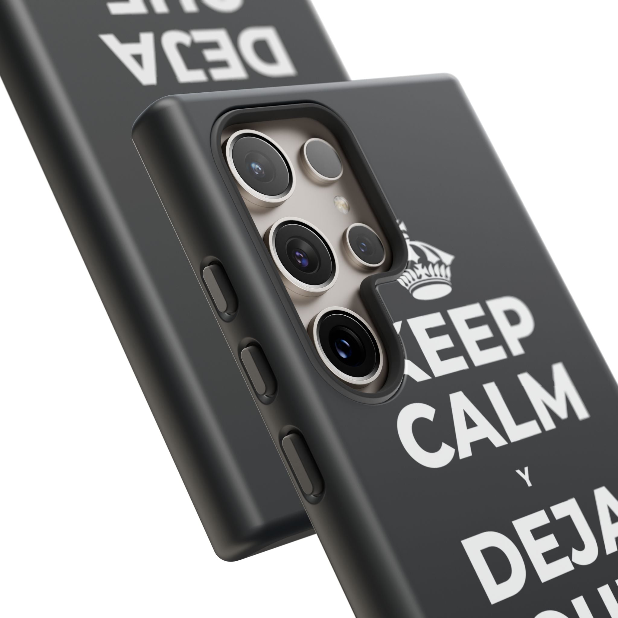 KEEP CALM Y DEJA QUE SE ENFRÍE Phone Case (Dark)