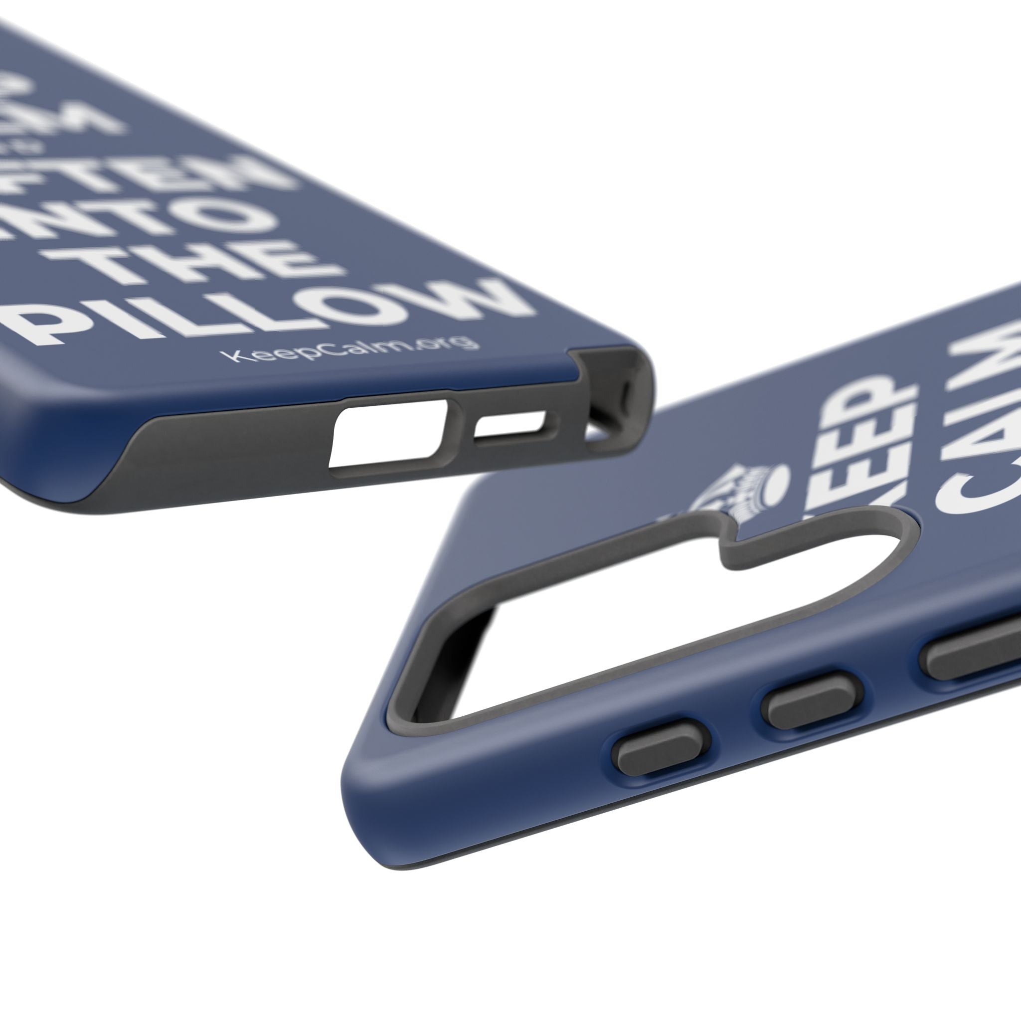 KEEP CALM AND SOFTEN INTO THE PILLOW Phone Case