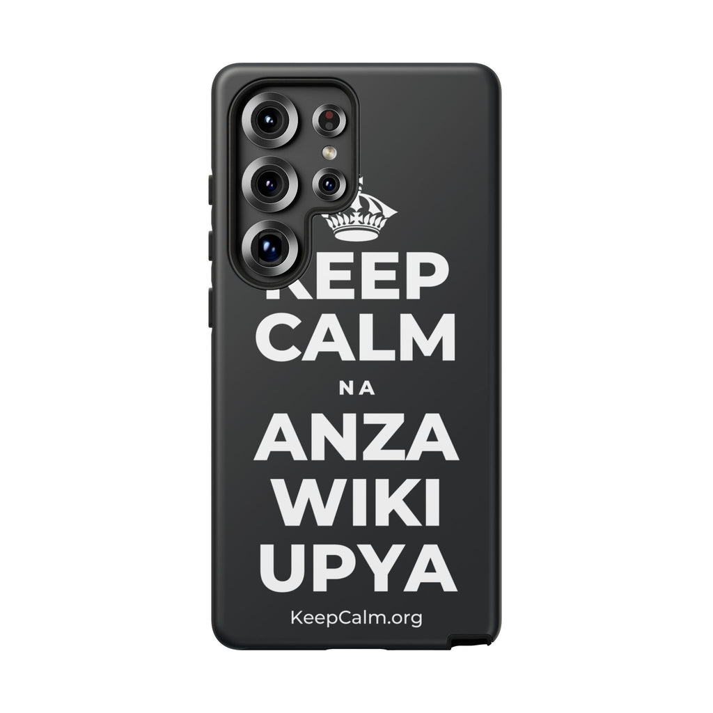 KEEP CALM NA ANZA WIKI UPYA Phone Case (Dark)