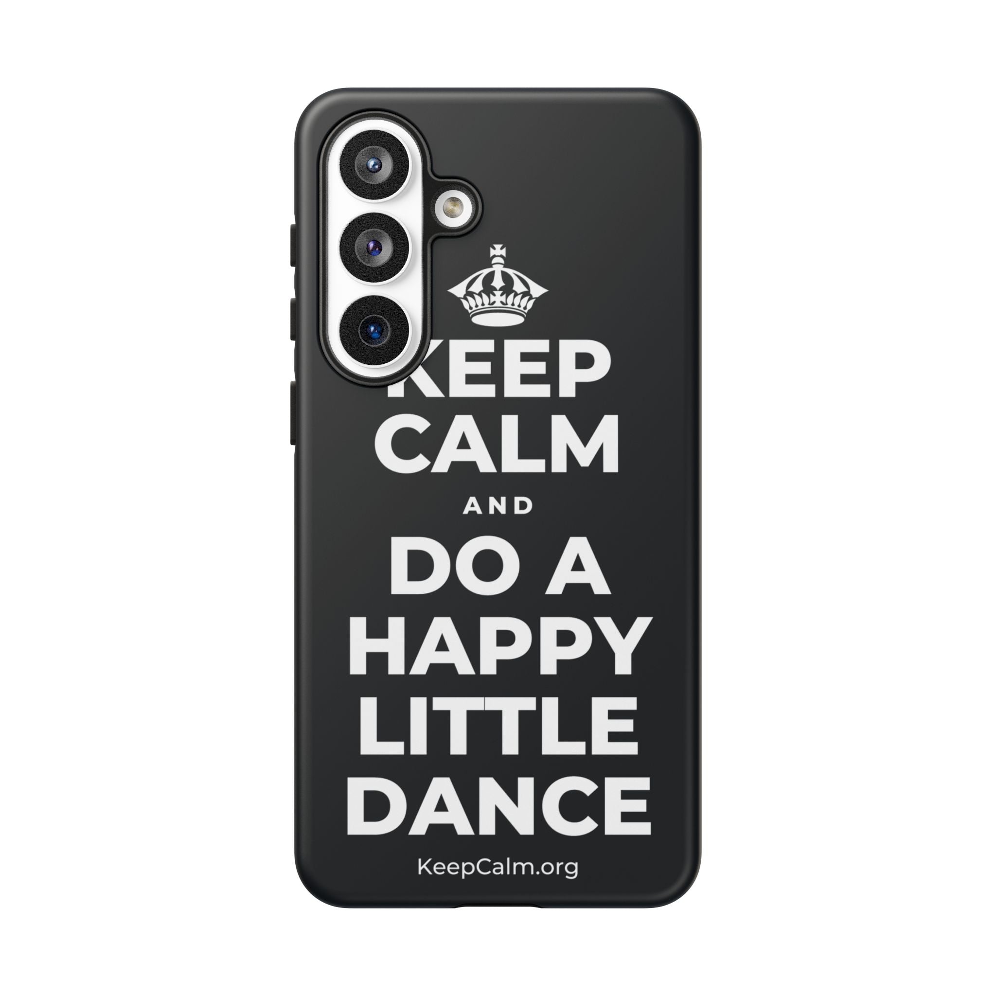KEEP CALM AND DO A HAPPY LITTLE DANCE Phone Case (Dark)