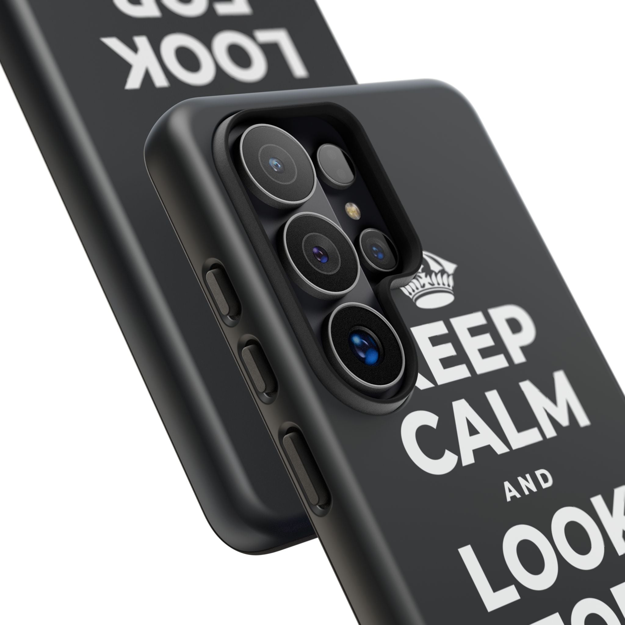 KEEP CALM AND LOOK FOR THE LIGHT Phone Case (Dark)