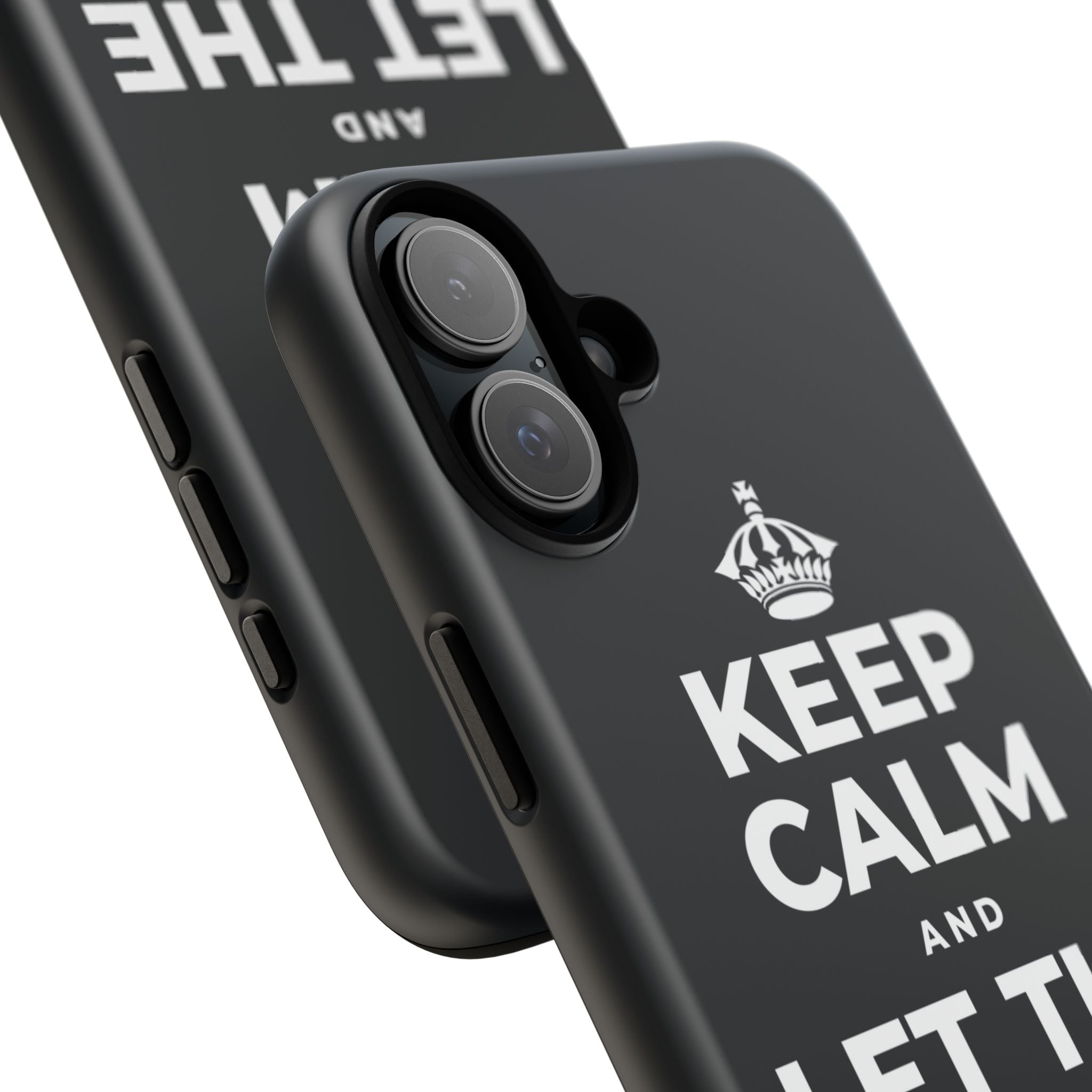 KEEP CALM AND LET THE SMILE OUT Phone Case (Dark)
