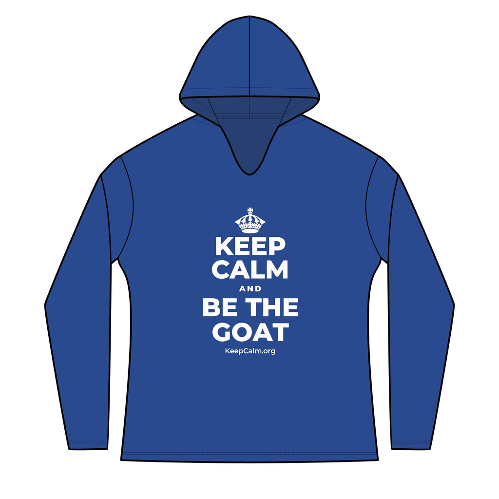 KEEP CALM AND BE THE GOAT Women's Long Sleeve Hoodie