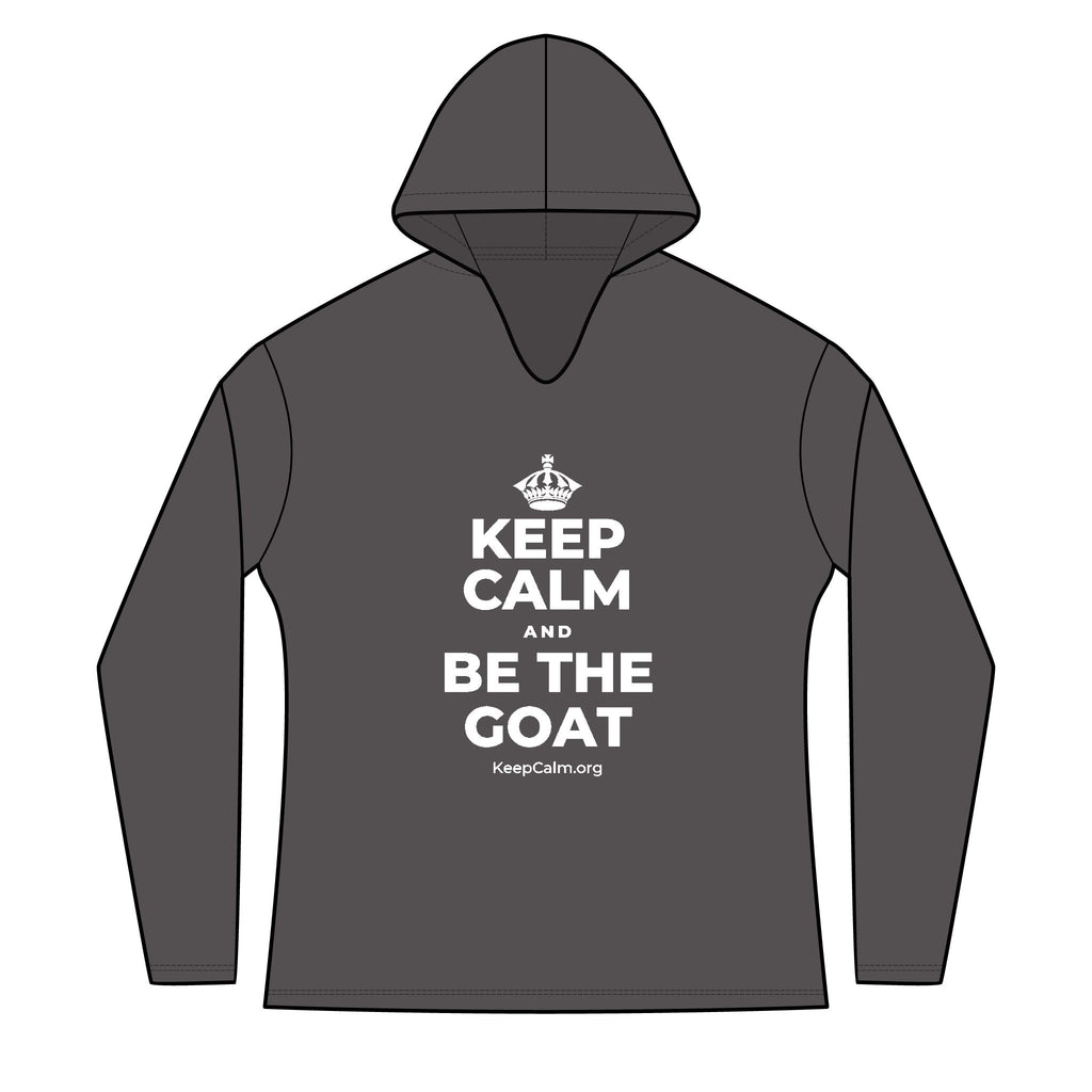 KEEP CALM AND BE THE GOAT Women's Long Sleeve Hoodie