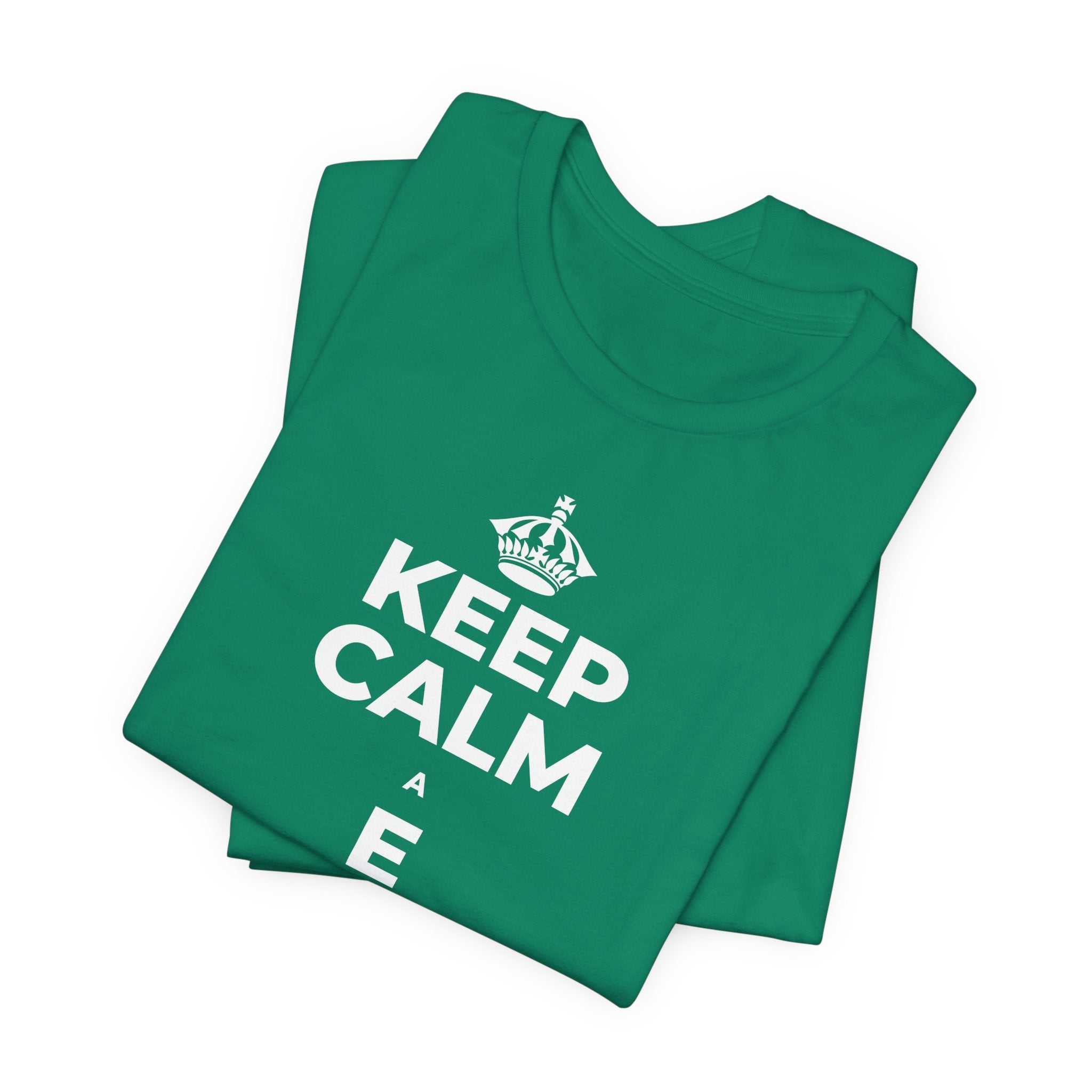KEEP CALM A E AKAHAI, I NĀ WĀ A PAU T-Shirt (White–Asphalt)