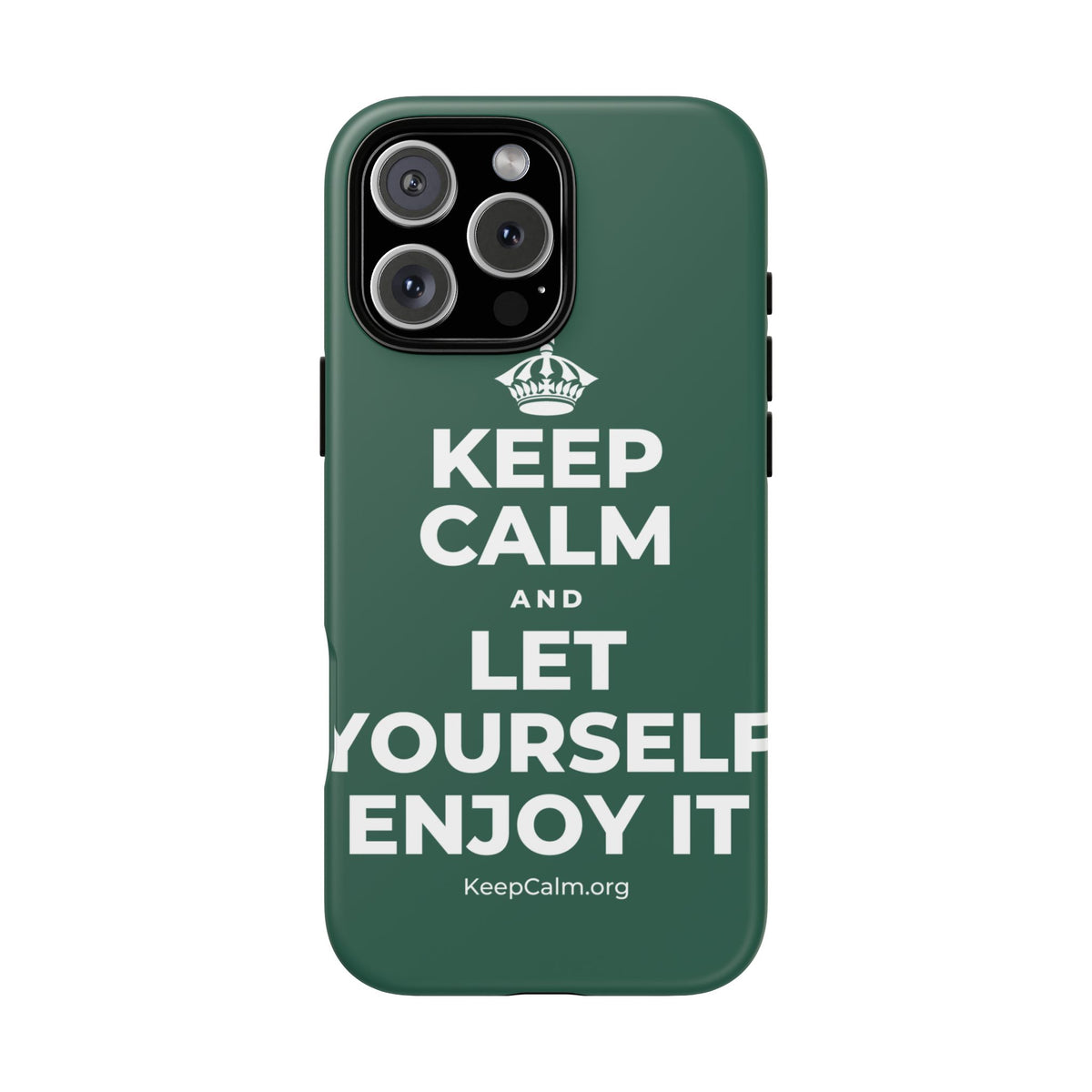 KEEP CALM AND LET YOURSELF ENJOY IT Phone Case