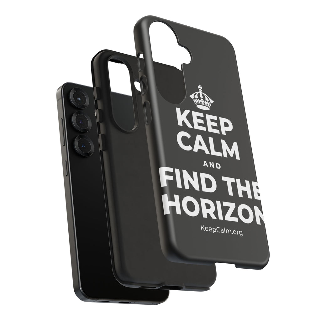 KEEP CALM AND FIND THE HORIZON Phone Case