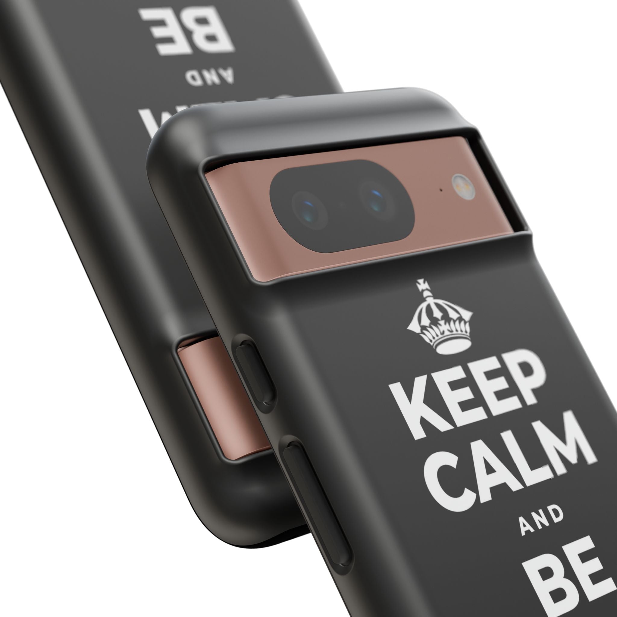KEEP CALM AND BE STRONG LIKE A 🦕 Phone Case