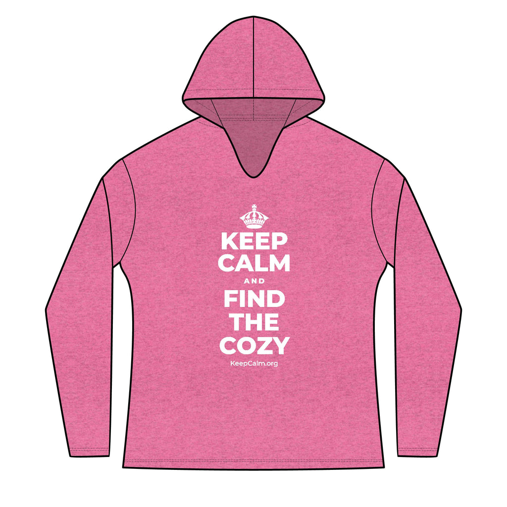 KEEP CALM AND FIND THE COZY Women's Long Sleeve Hoodie