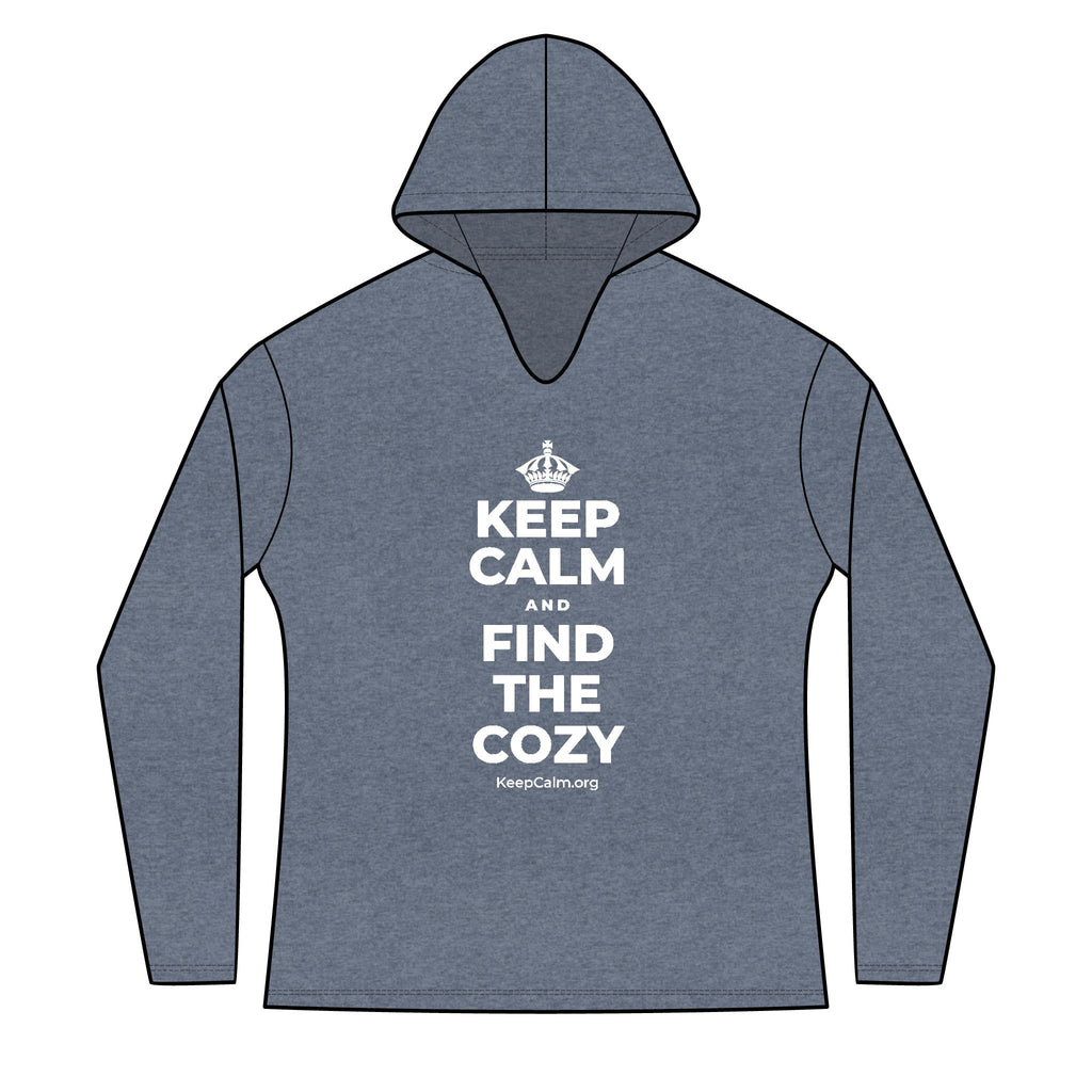 KEEP CALM AND FIND THE COZY Women's Long Sleeve Hoodie