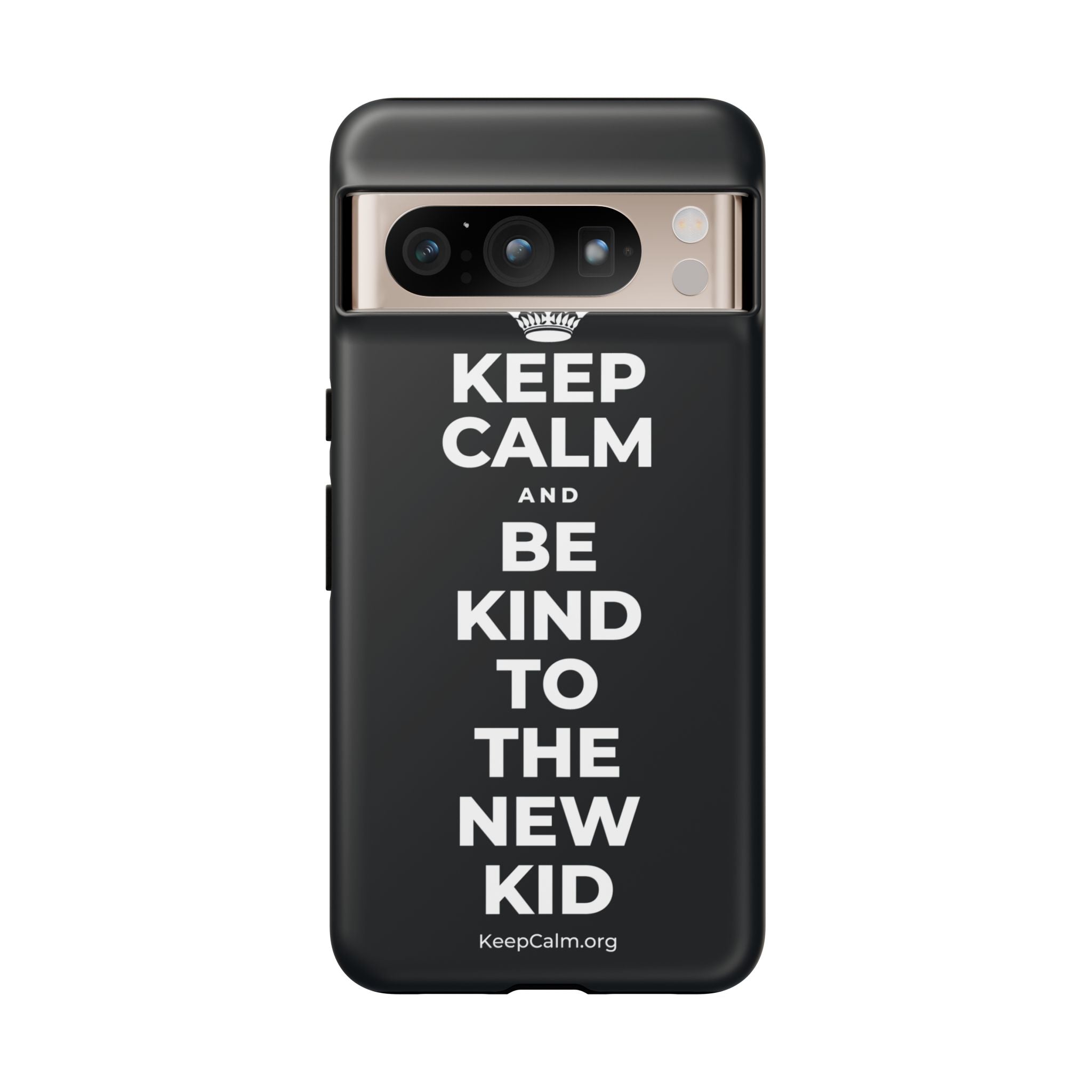 KEEP CALM AND BE KIND TO THE NEW KID Phone Case (Dark)