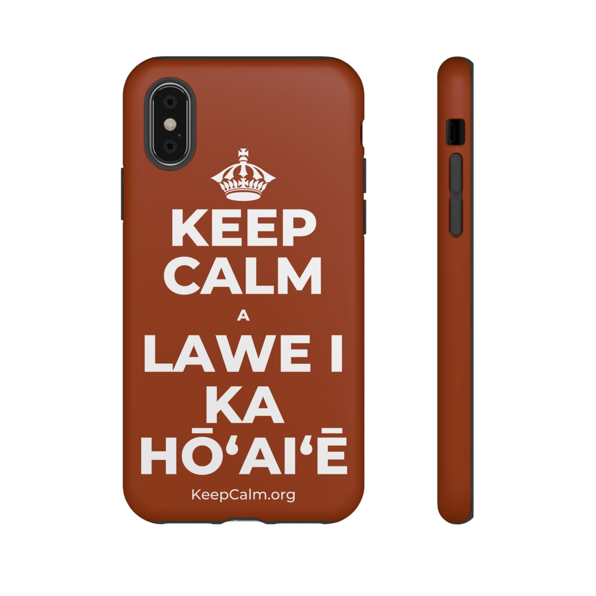 KEEP CALM A LAWE I KA HŌʻAIʻĒ Phone Case