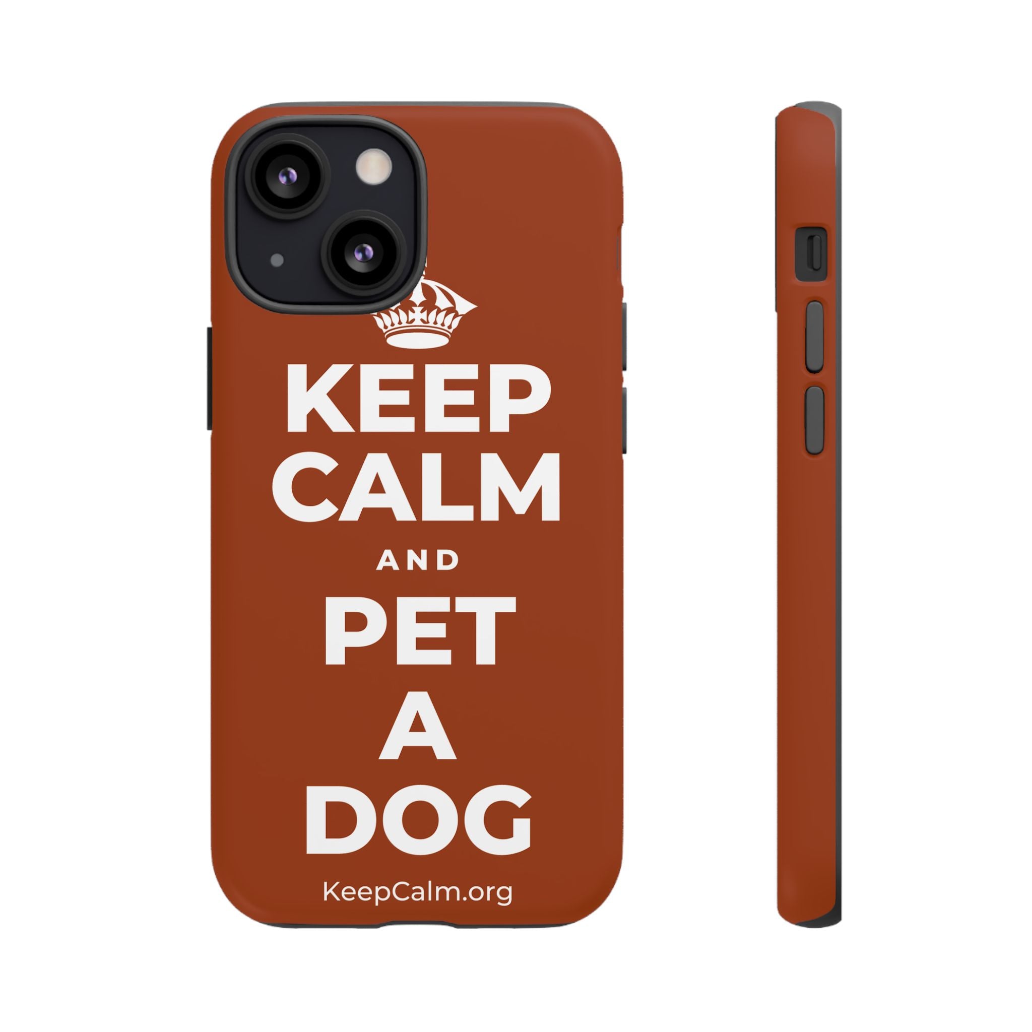 KEEP CALM AND PET A DOG Phone Case