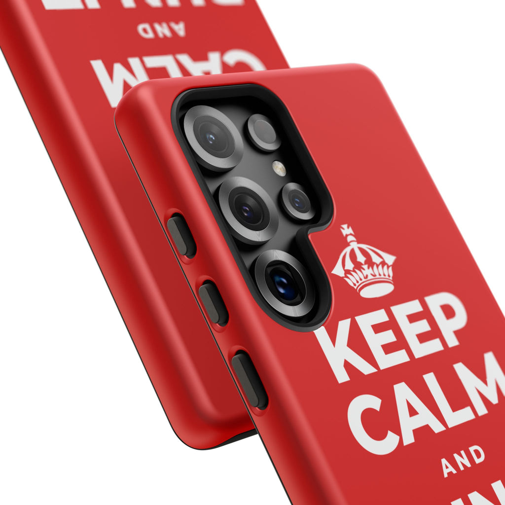 KEEP CALM AND RUN IT UP Phone Case