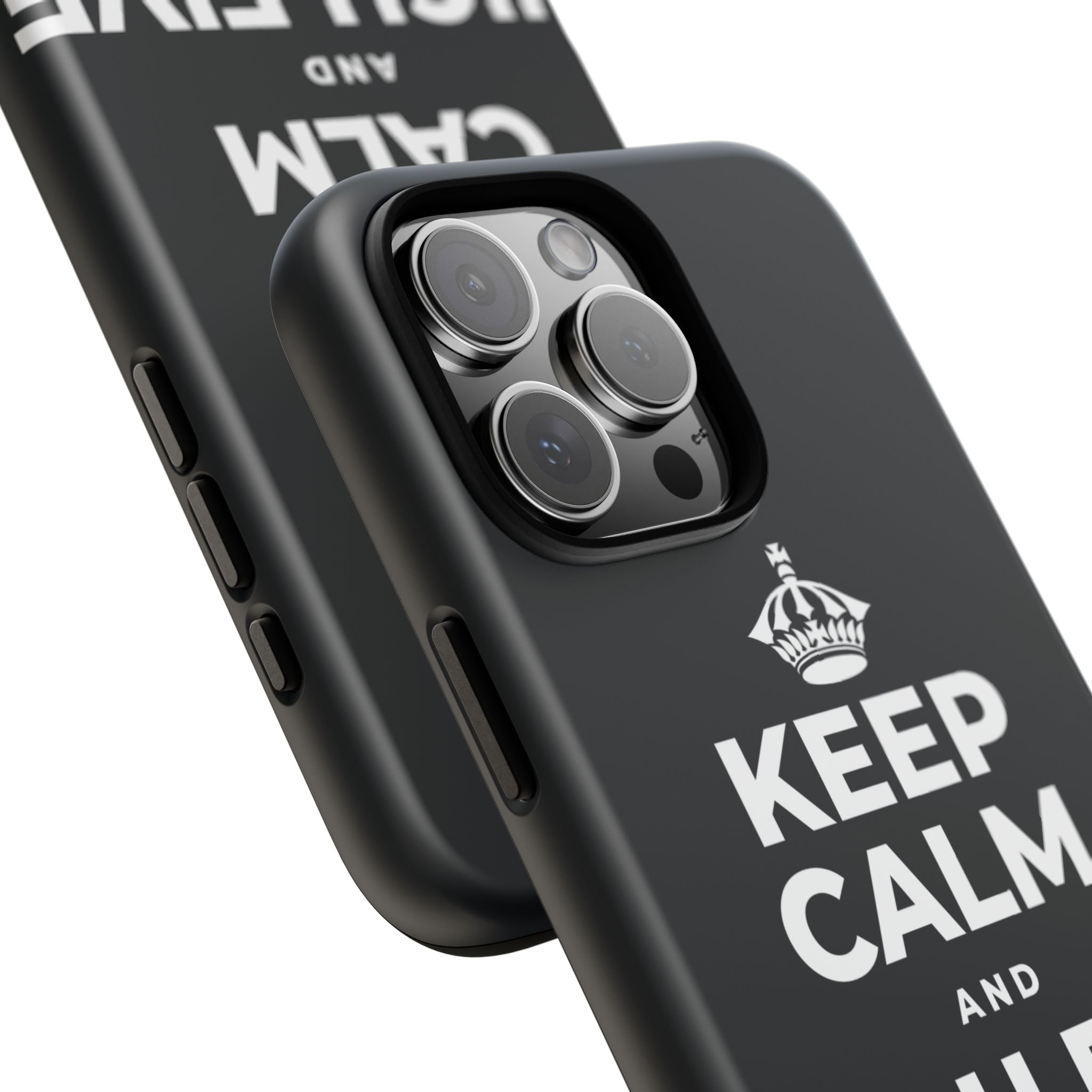 KEEP CALM AND HIGH FIVE SOMEONE Phone Case (Dark)