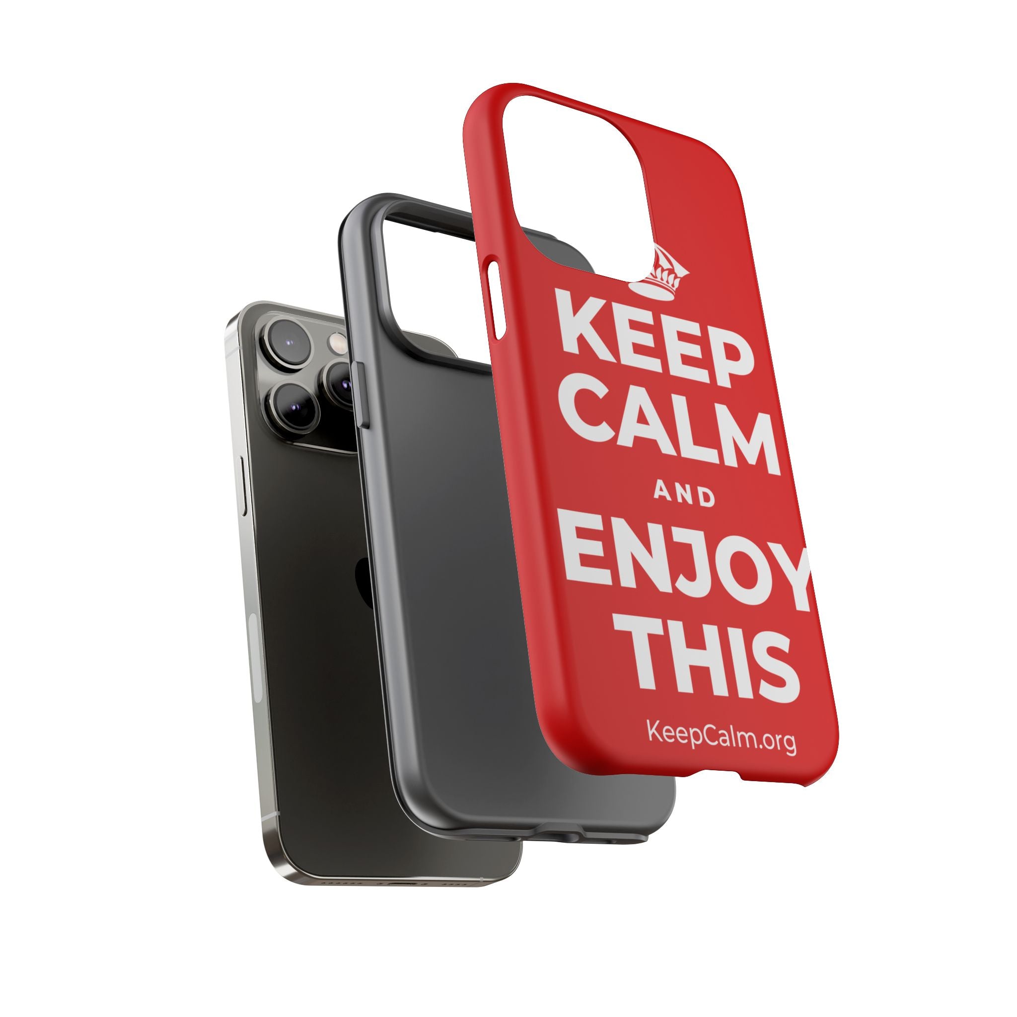 KEEP CALM AND ENJOY THIS Phone Case