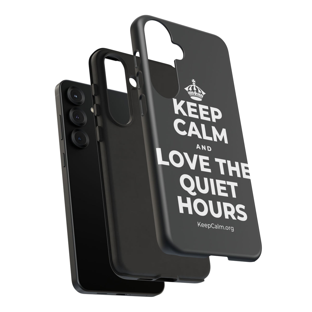 KEEP CALM AND LOVE THE QUIET HOURS Phone Case (Dark)