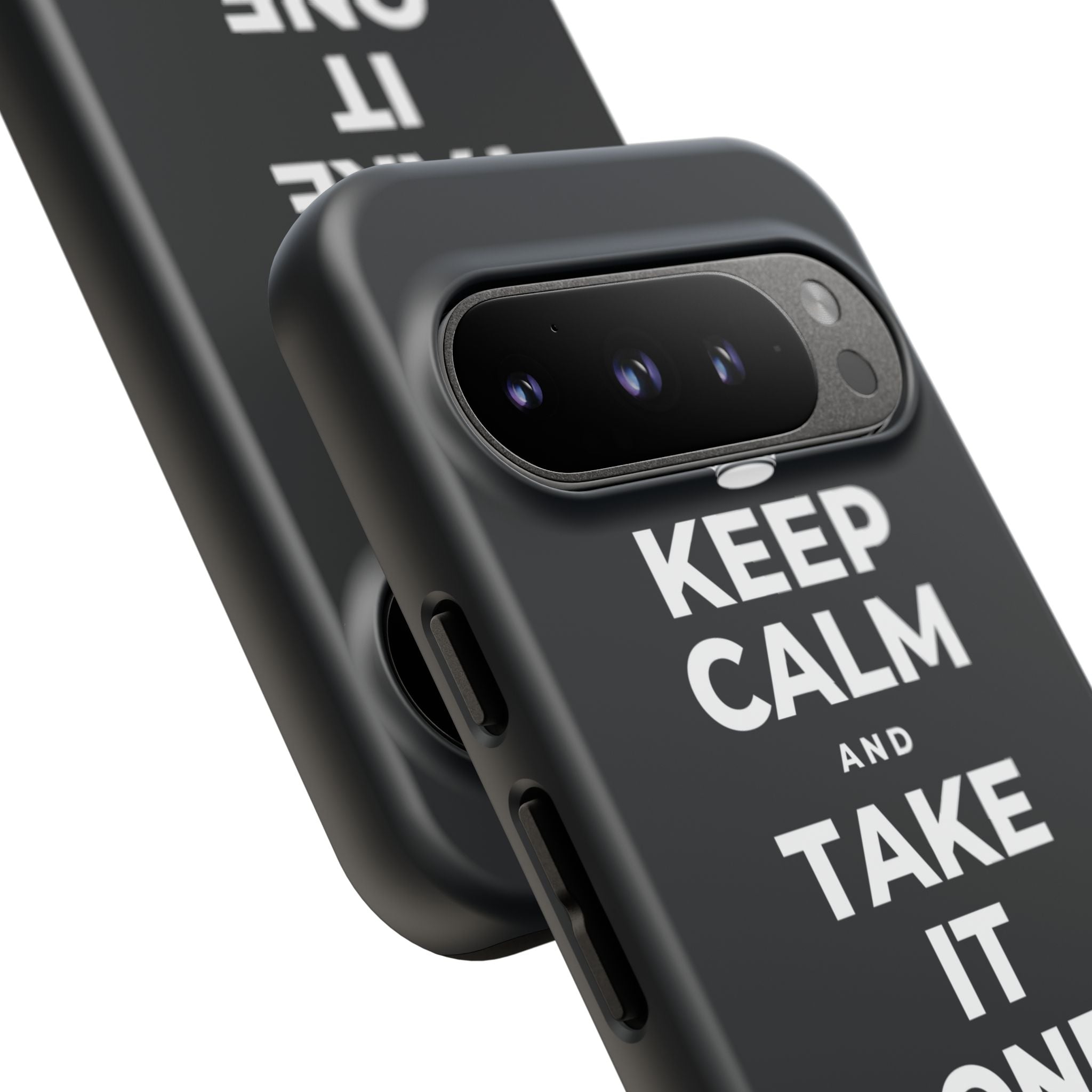 KEEP CALM AND TAKE IT ONE DAY AT A TIME Phone Case (Dark)