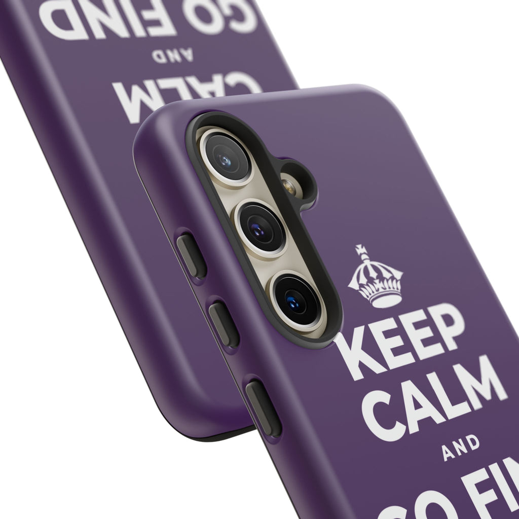 KEEP CALM AND GO FIND NEW SOUNDS Phone Case