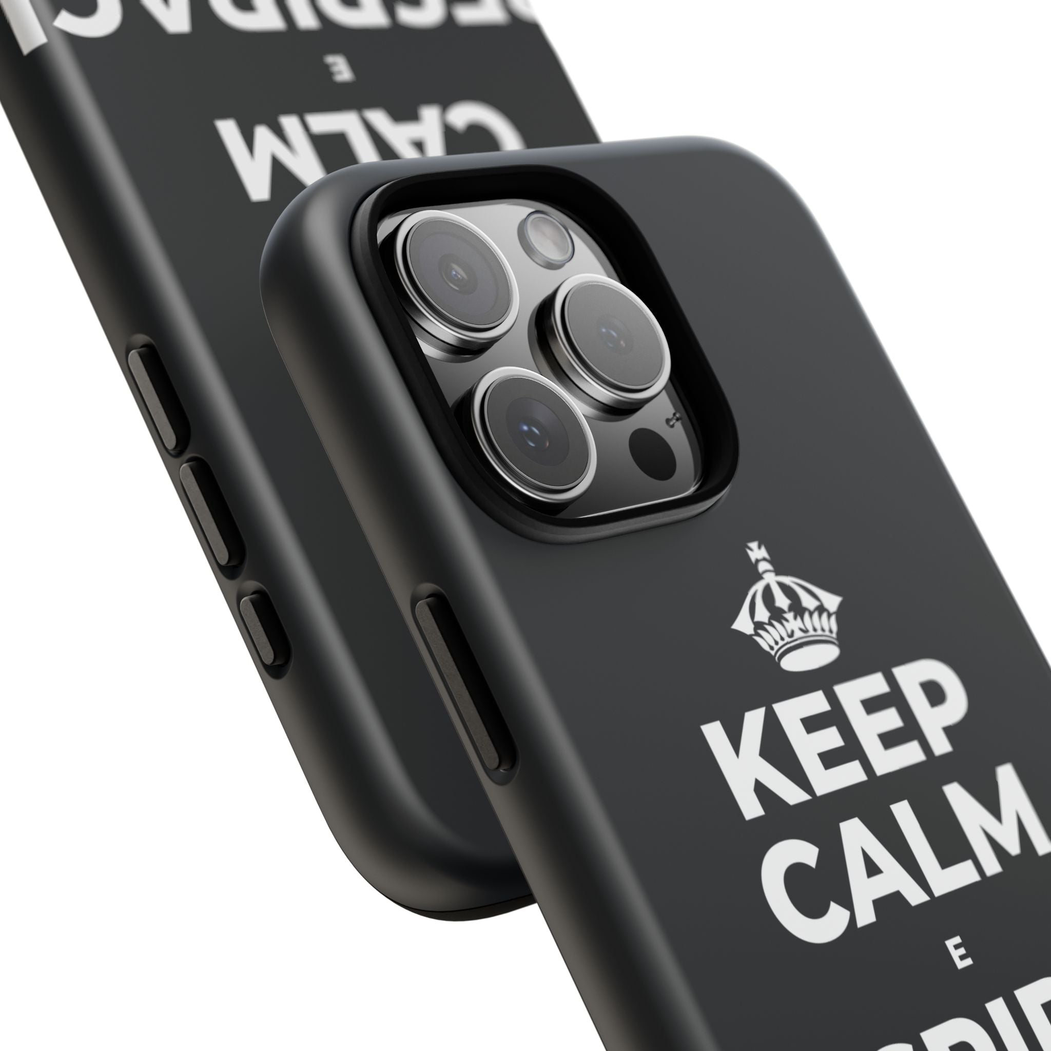KEEP CALM E RESPIRACI SOPRA Phone Case (Dark)