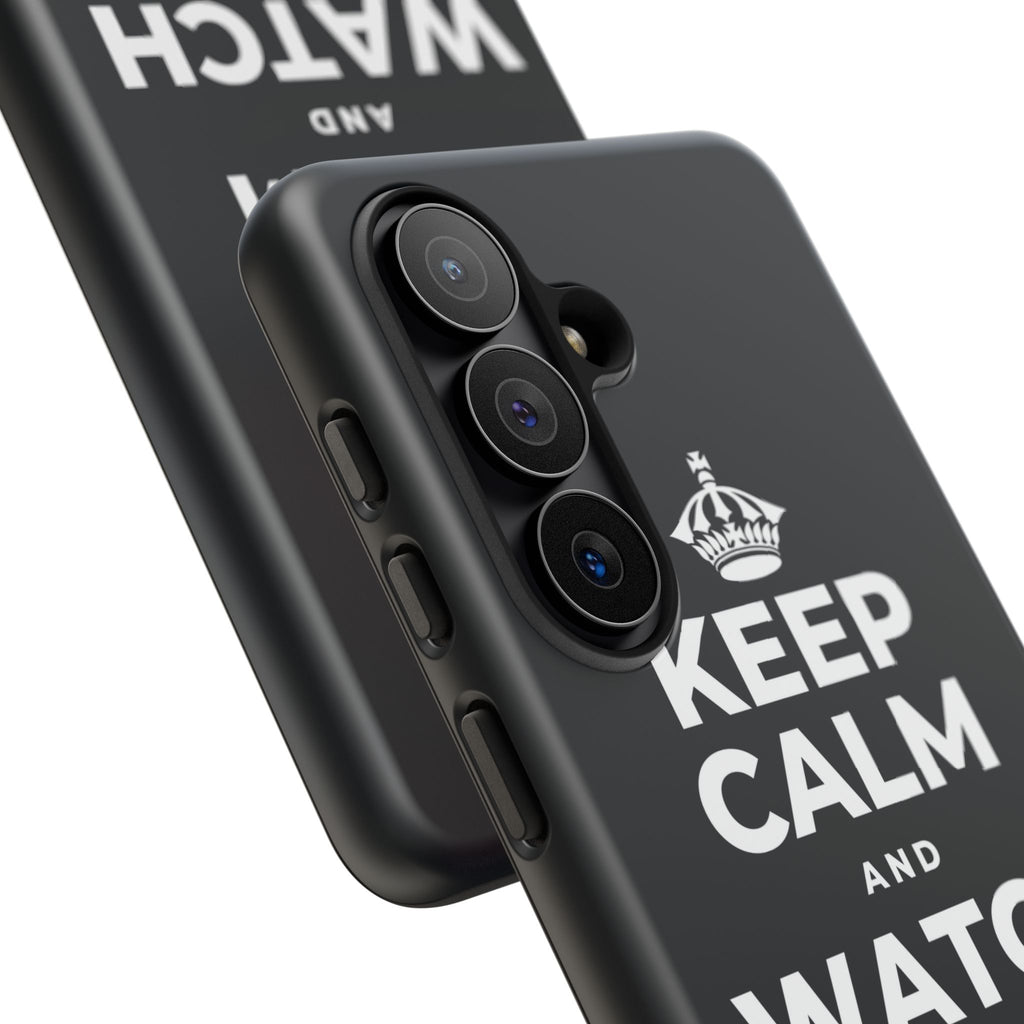 KEEP CALM AND WATCH THEM GROW Phone Case (Dark)
