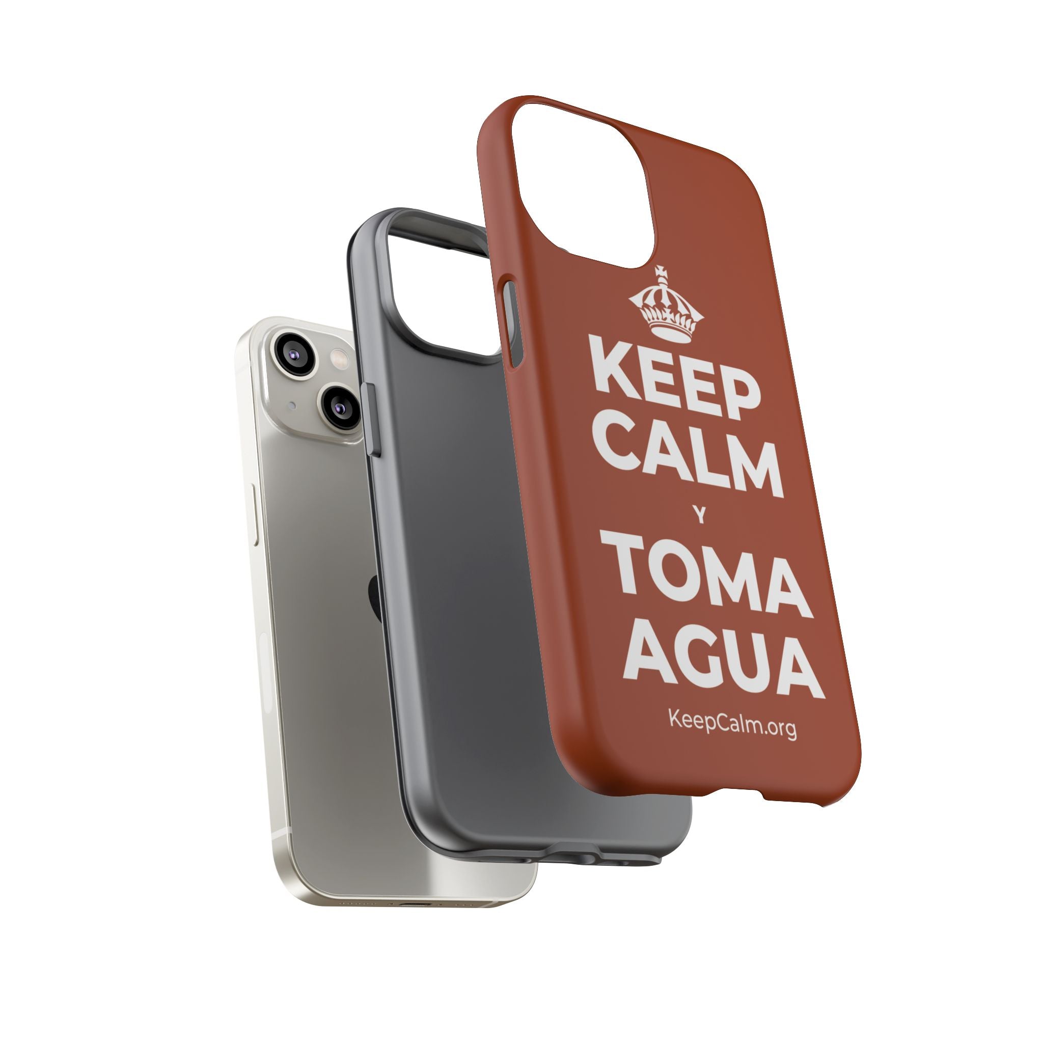 KEEP CALM Y TOMA AGUA Phone Case