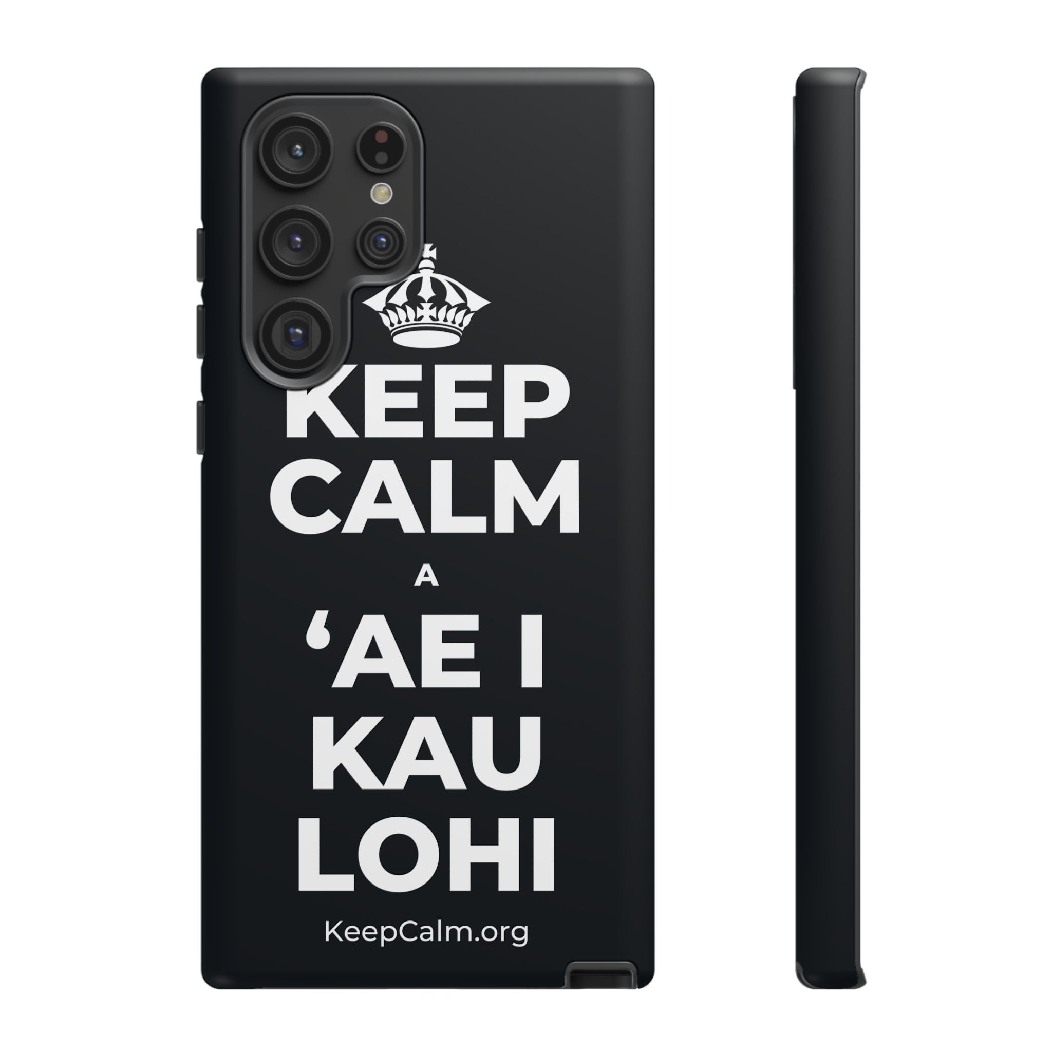 KEEP CALM A ʻAE I KAU LOHI Phone Case (Dark)