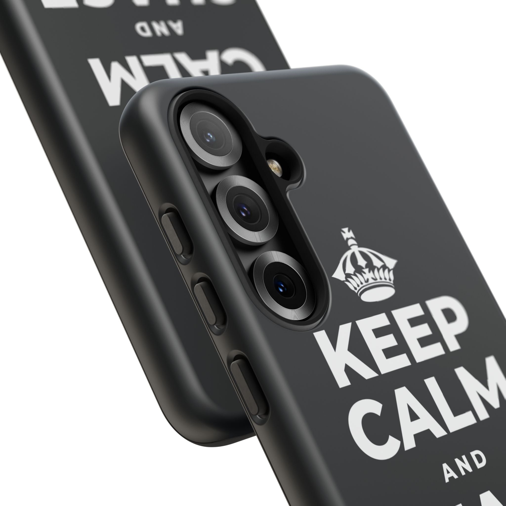 KEEP CALM AND CHASE SUNSETS Phone Case (Dark)