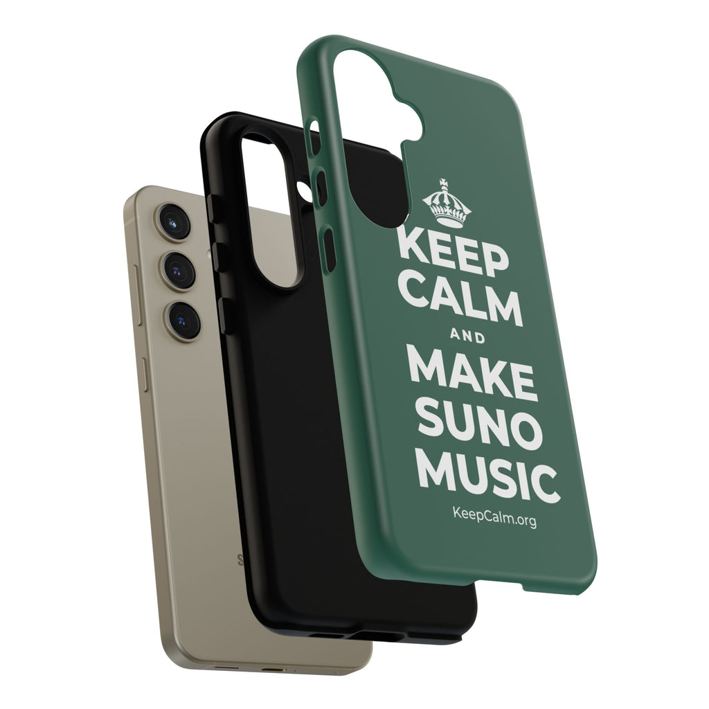 KEEP CALM AND MAKE SUNO MUSIC Phone Case