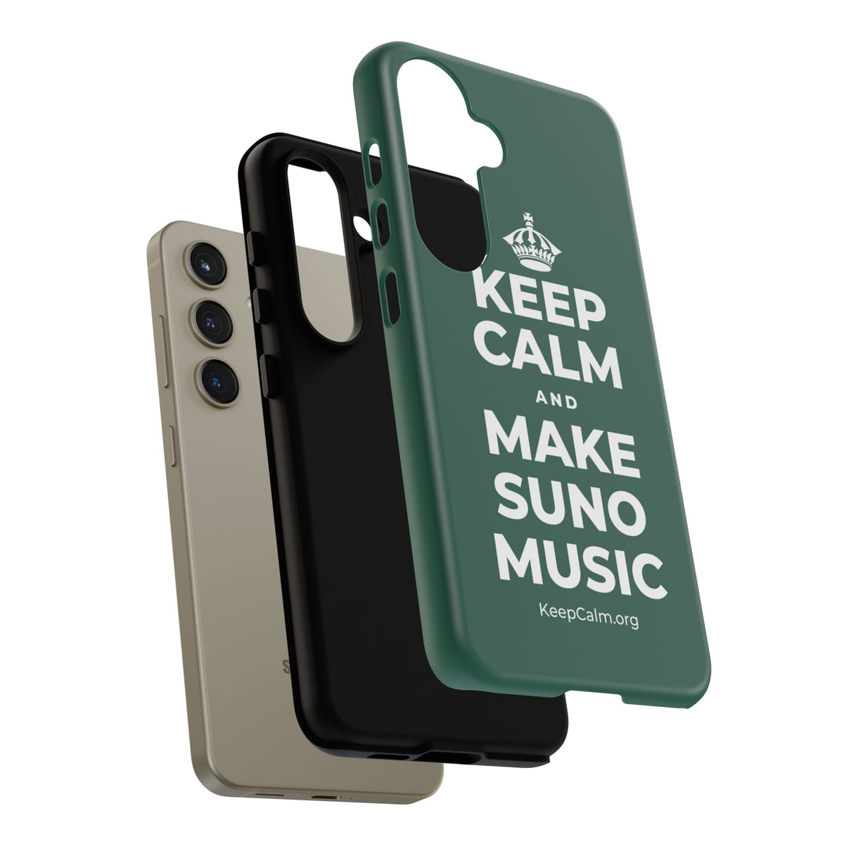 KEEP CALM AND MAKE SUNO MUSIC Phone Case
