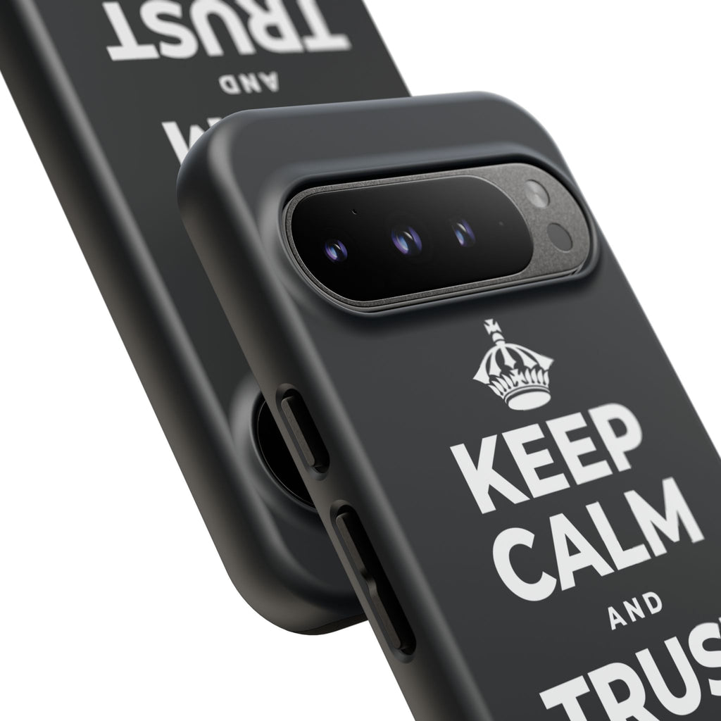 KEEP CALM AND TRUST YOUR HEART Phone Case (Dark)