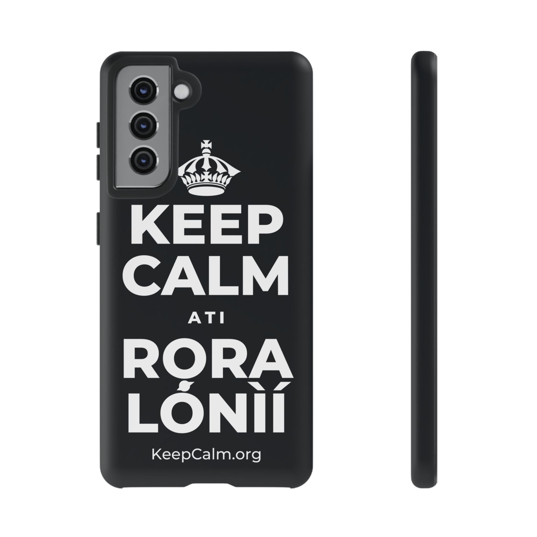 KEEP CALM ATI RỌRA LÓNÌÍ Phone Case (Dark)