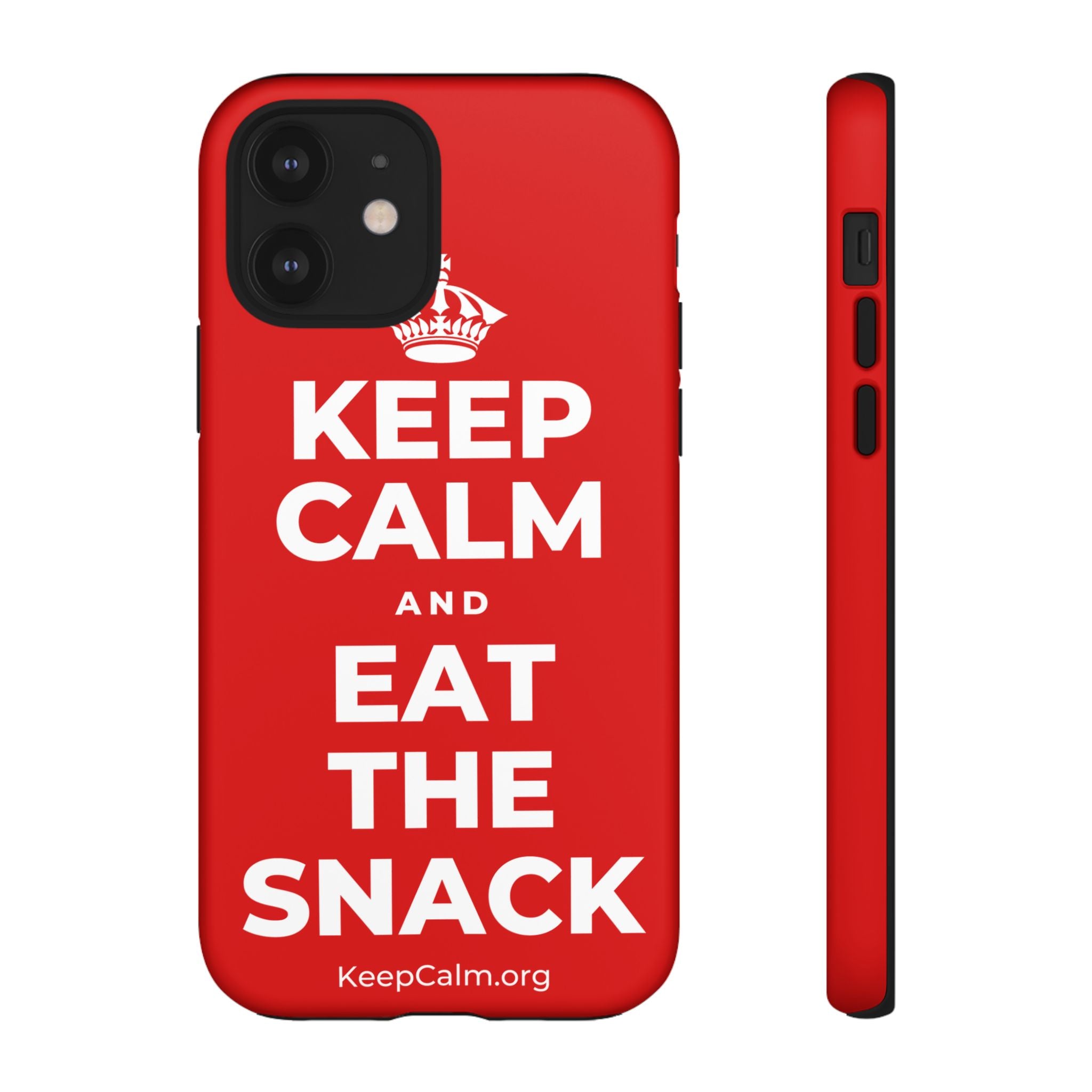KEEP CALM AND EAT THE SNACK Phone Case