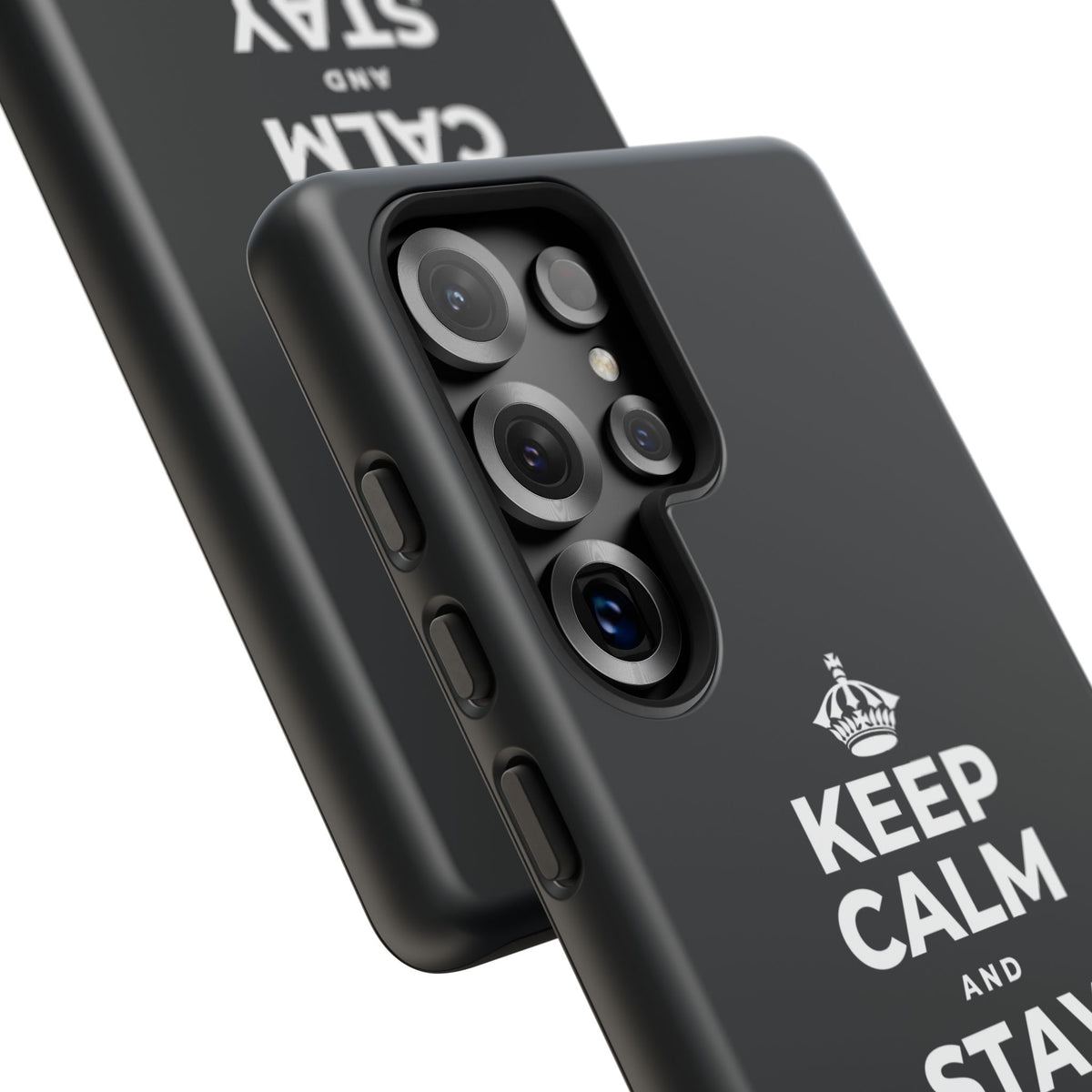 KEEP CALM AND STAY UNBOTHERED Phone Case (Dark)