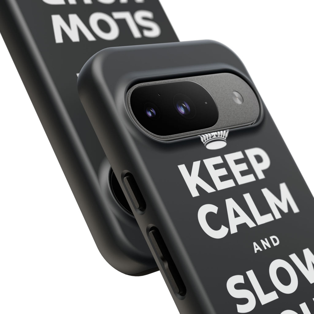 KEEP CALM AND SLOW YOUR SUMMER DAYS Phone Case (Dark)