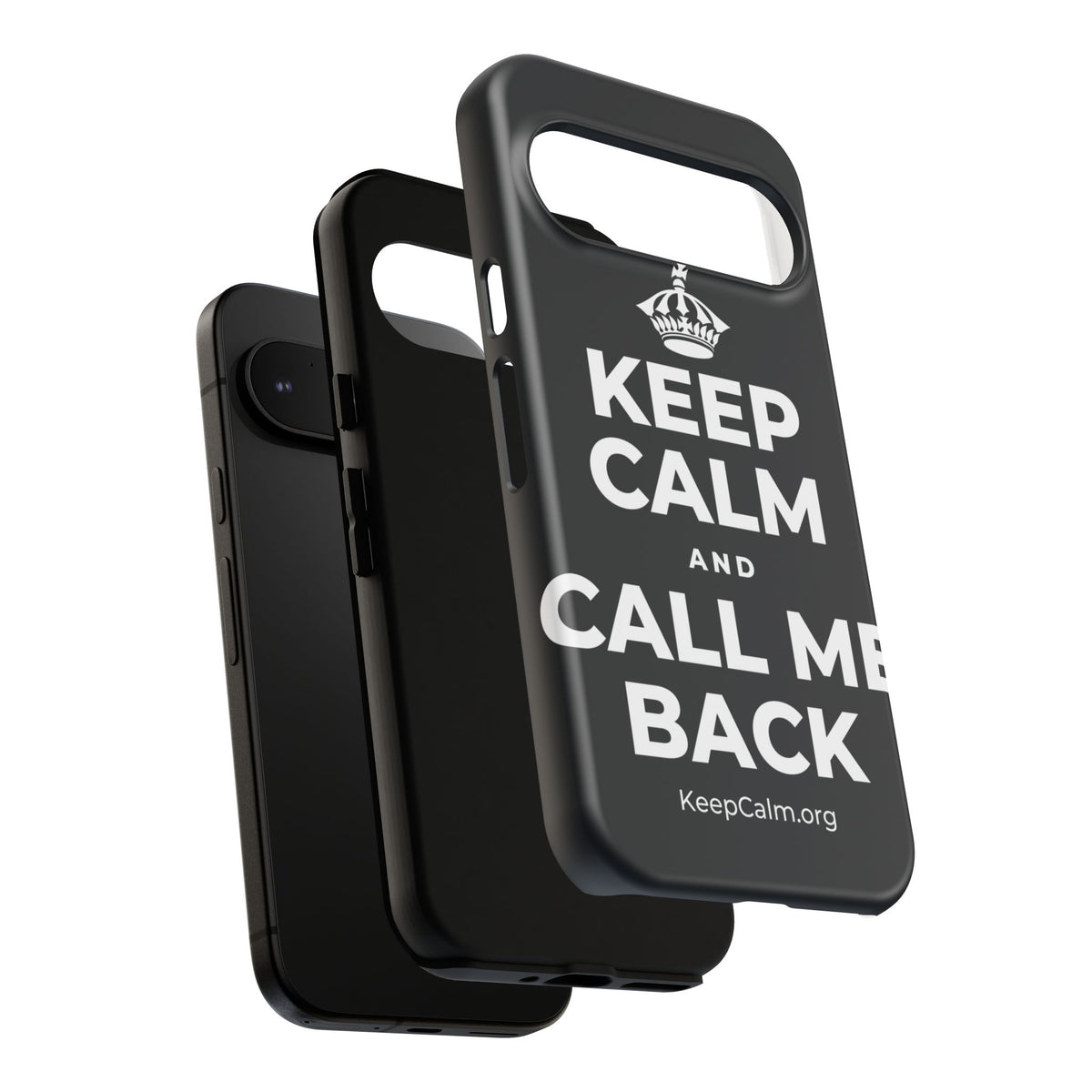 KEEP CALM AND CALL ME BACK Phone Case (Dark)
