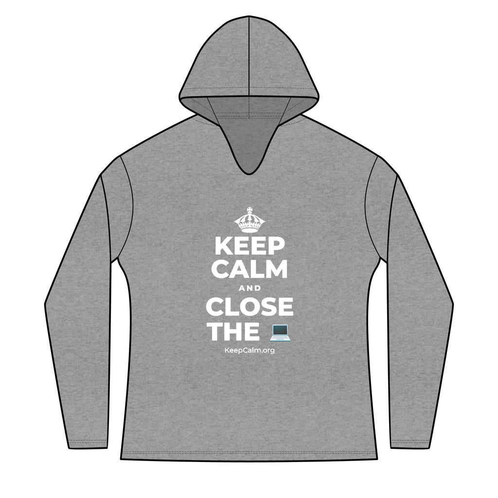 KEEP CALM AND CLOSE THE 💻 Women's Long Sleeve Hoodie