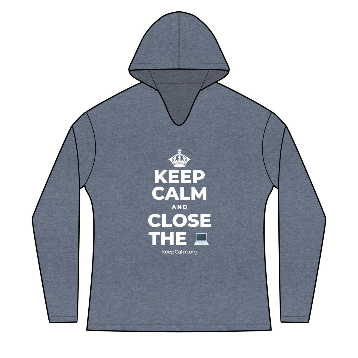 KEEP CALM AND CLOSE THE 💻 Women's Long Sleeve Hoodie