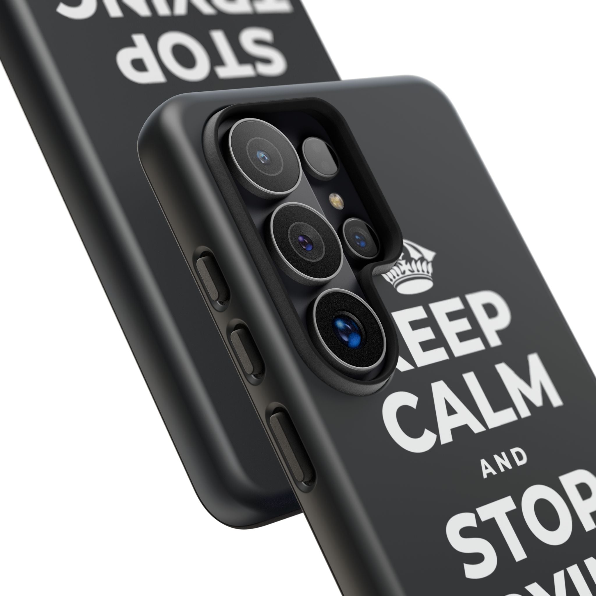 KEEP CALM AND STOP TRYING TO DO IT ALL Phone Case (Dark)