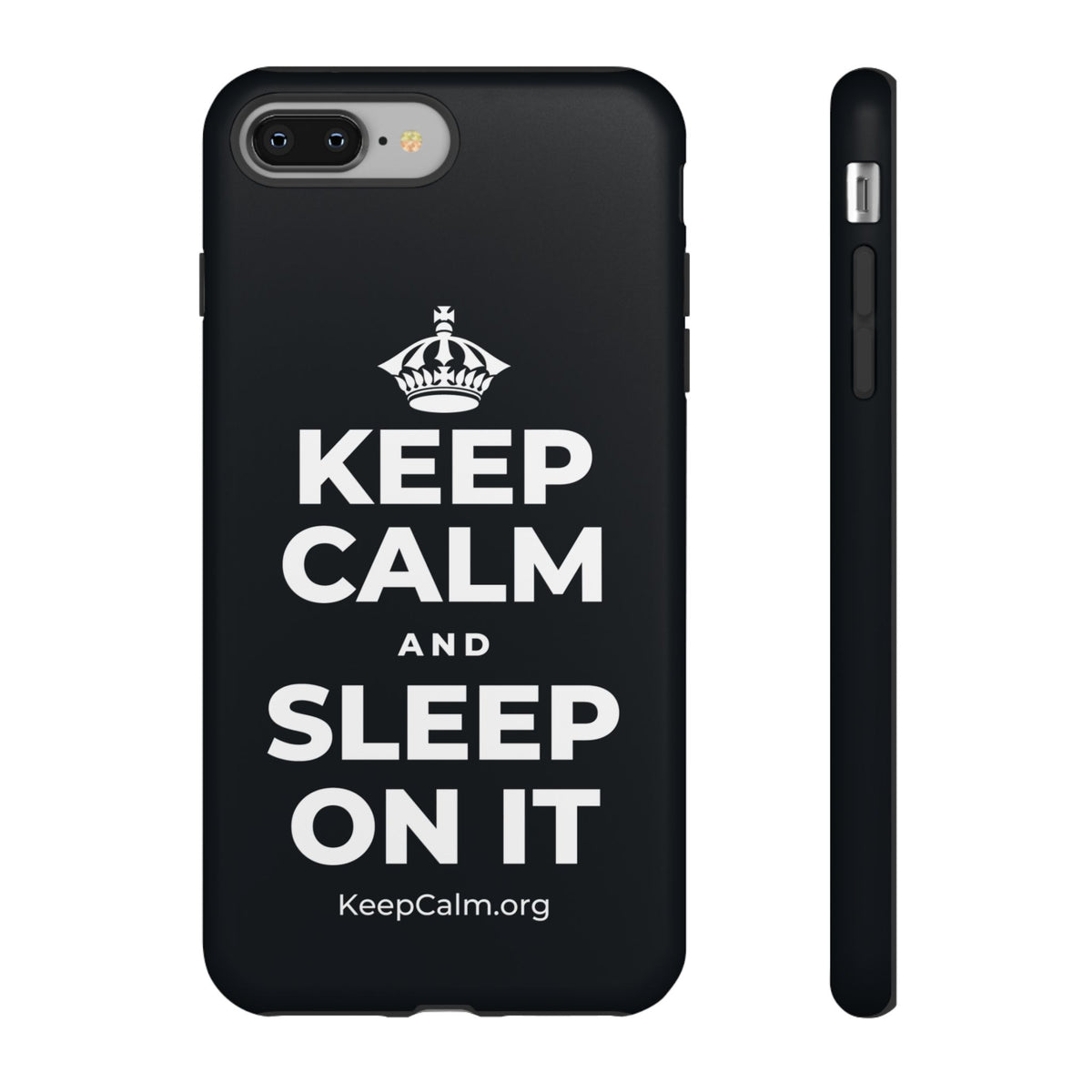KEEP CALM AND SLEEP ON IT Phone Case (Dark)