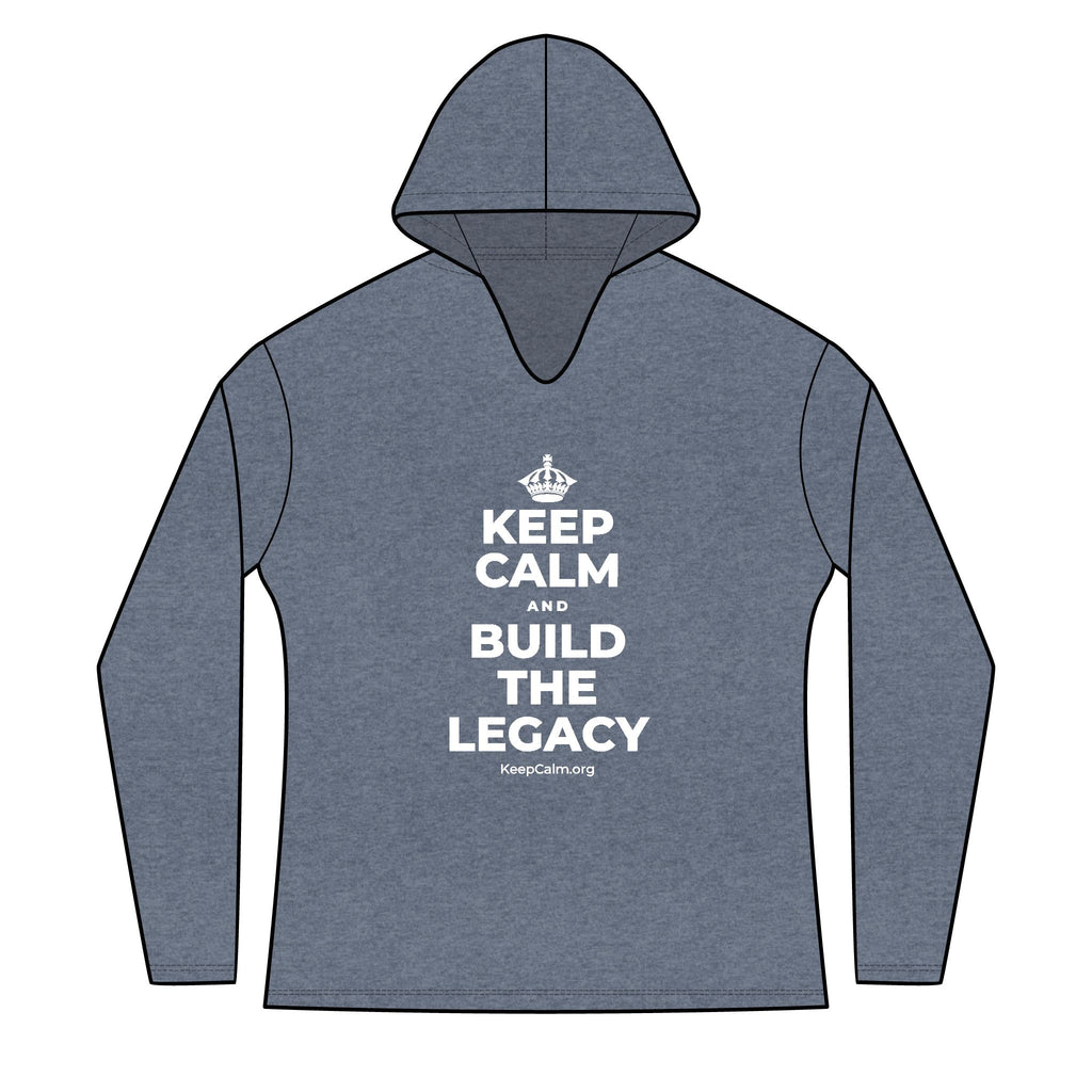 KEEP CALM AND BUILD THE LEGACY Women's Long Sleeve Hoodie