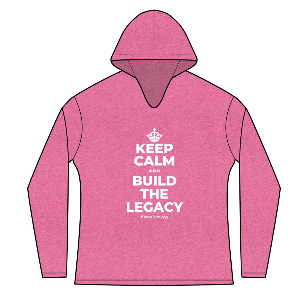 KEEP CALM AND BUILD THE LEGACY Women's Long Sleeve Hoodie